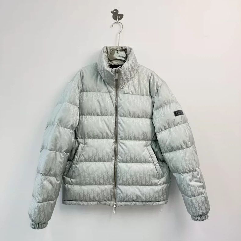 Dior DiorClassic Oblicque Full Print Logo Down Jacket 2503-Nexta Size US S / EU 44-46 / 1 - 1 Thumbnail