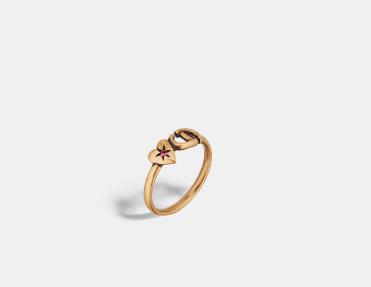 Dior o1w1db10126 R2227W Size : OS / Charms Ring in Gold/Pink Size ONE SIZE - 1 Thumbnail