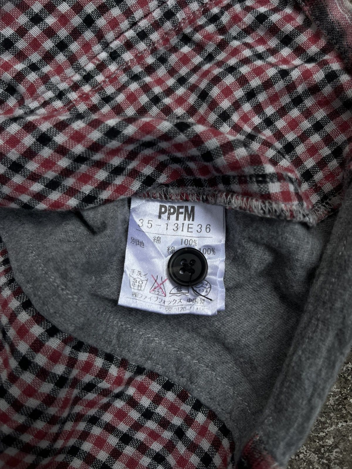 PPFM PPFM vkei style mod plaid shirt Size US L / EU 52-54 / 3 - 5 Thumbnail