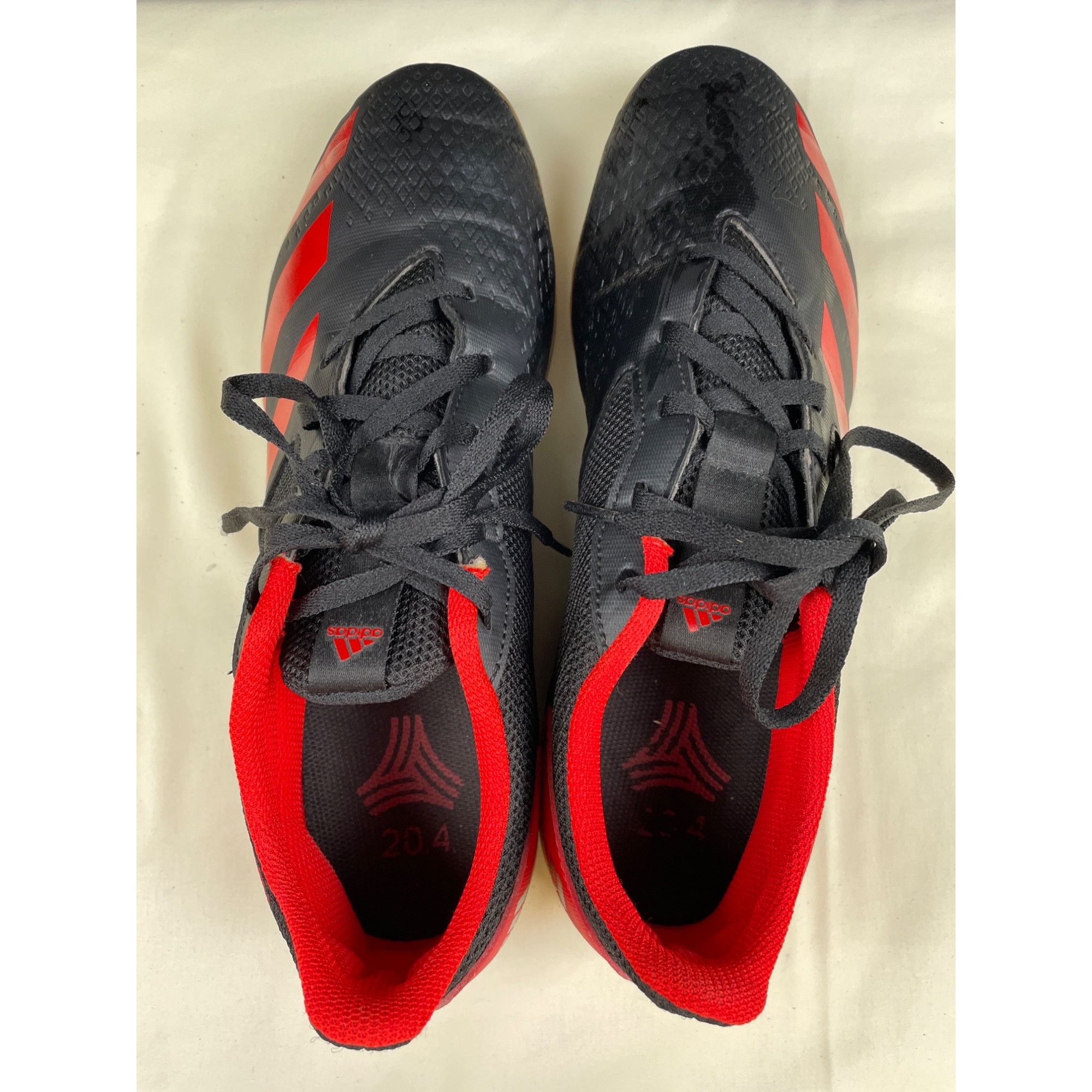 Adidas Adidas Men's Predator Black / Red low top Sneakers/Shoes Siz Size US 11.5 / EU 44-45 - 6 Thumbnail