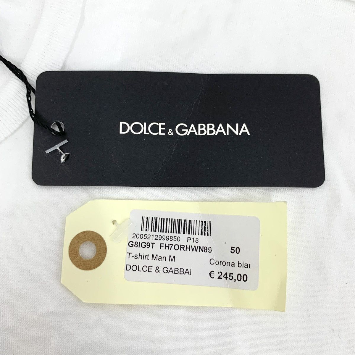 Dolce & Gabbana Dolce & Gabbana Crown Short Sleeve T-shirt K26WX Size US L / EU 52-54 / 3 - 6 Thumbnail