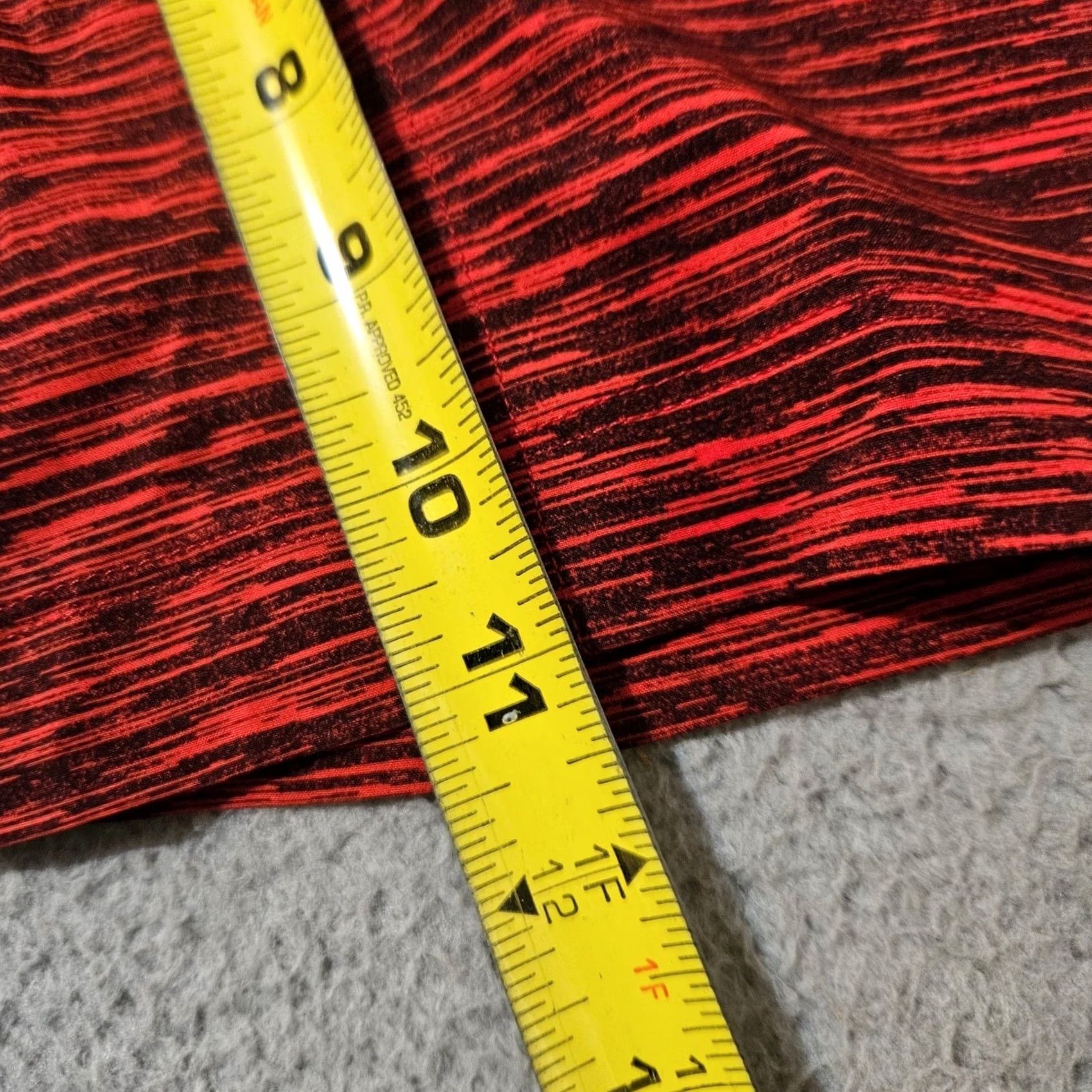 Lululemon Lululemon Core Short Mens Large Black Red Heathered Unlined 11" Hidden Pocket Size US 33 - 5 Thumbnail