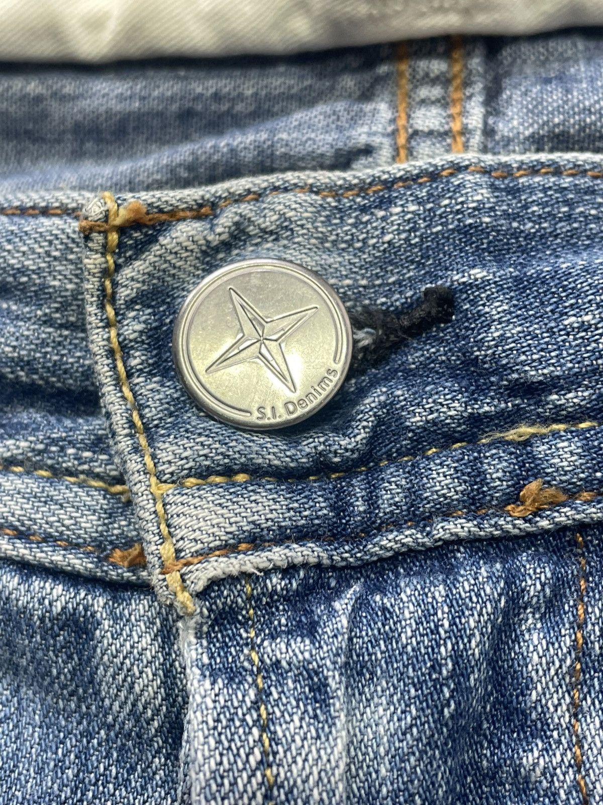 Stone Island Vintage Stone Island Denim Jeans Baggy 90s Y2K Patch Logo Size US 34 / EU 50 - 10 Thumbnail