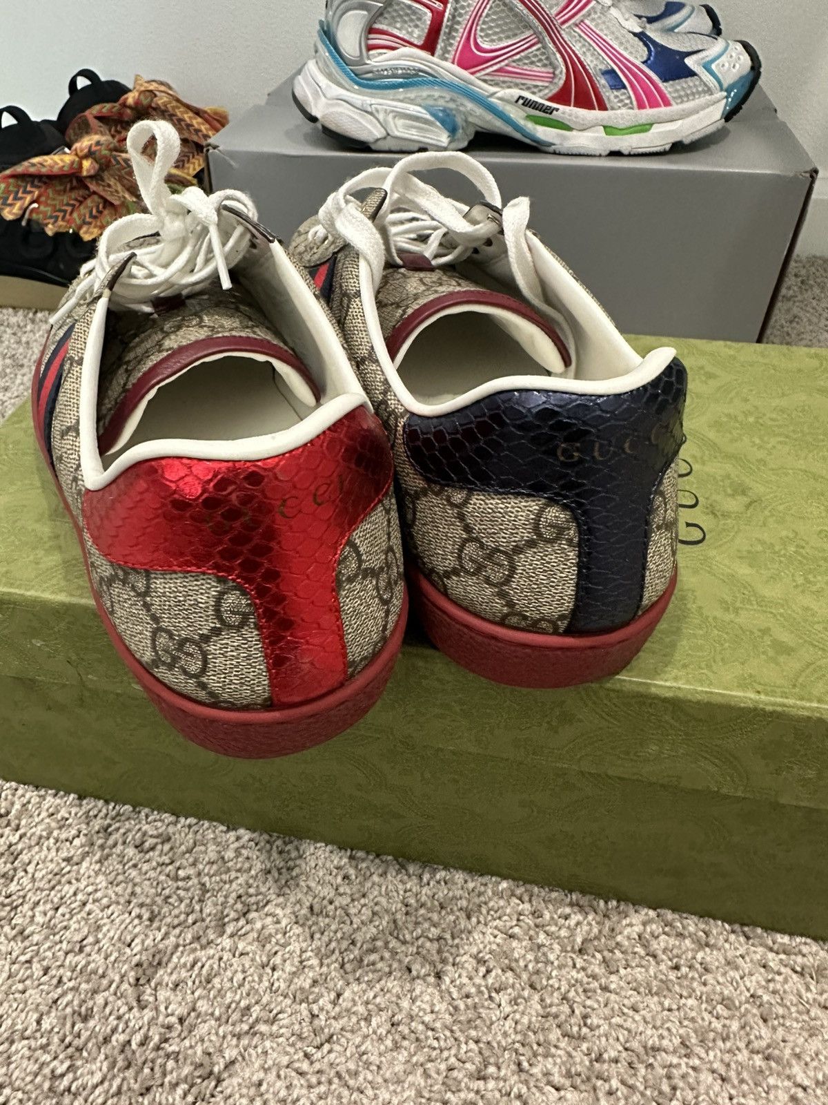 Gucci Gucci Ace GG Sneakers Size US 7.5 / EU 40-41 - 4 Thumbnail