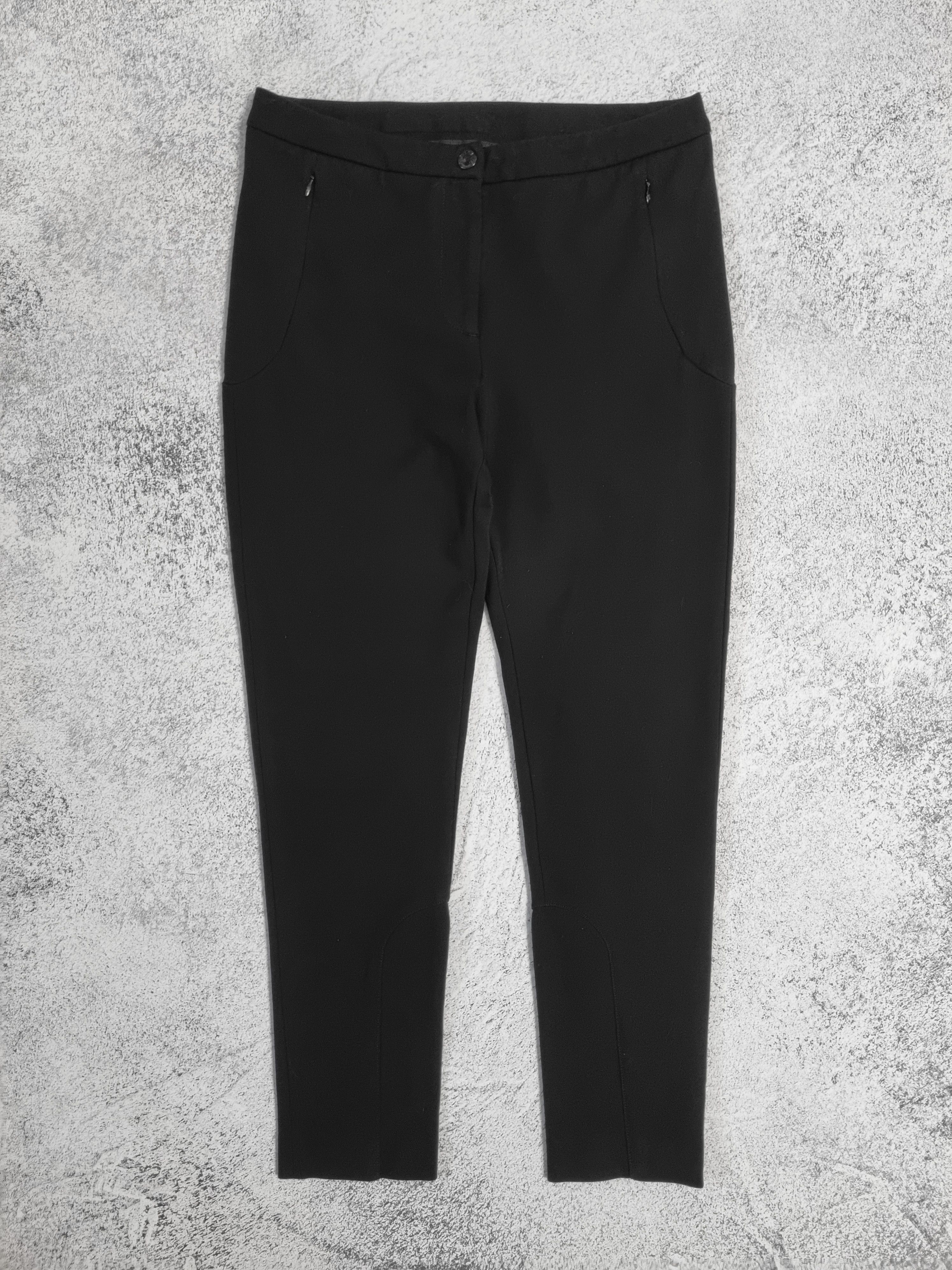 Moncler Moncler Black Pantalone Viscose Jegging Pants Size 30" / US 8 / IT 44 - 1 Thumbnail
