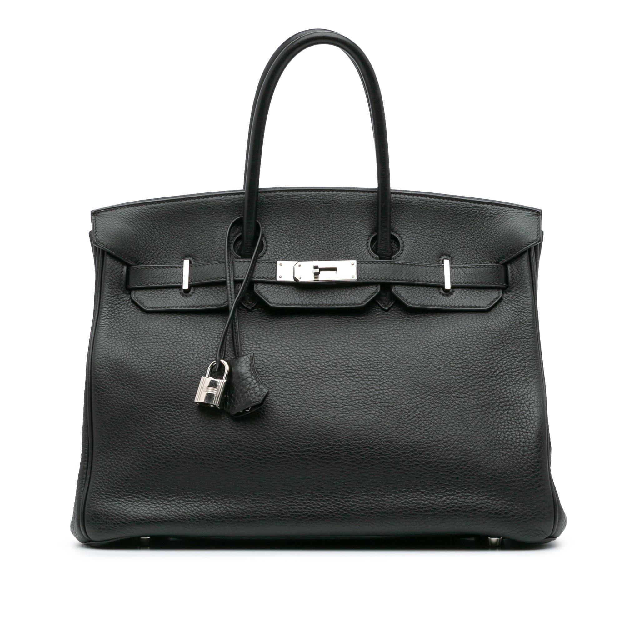 Hermes Hermès Clemence Birkin Retourne 35 Black Size ONE SIZE - 1 Thumbnail