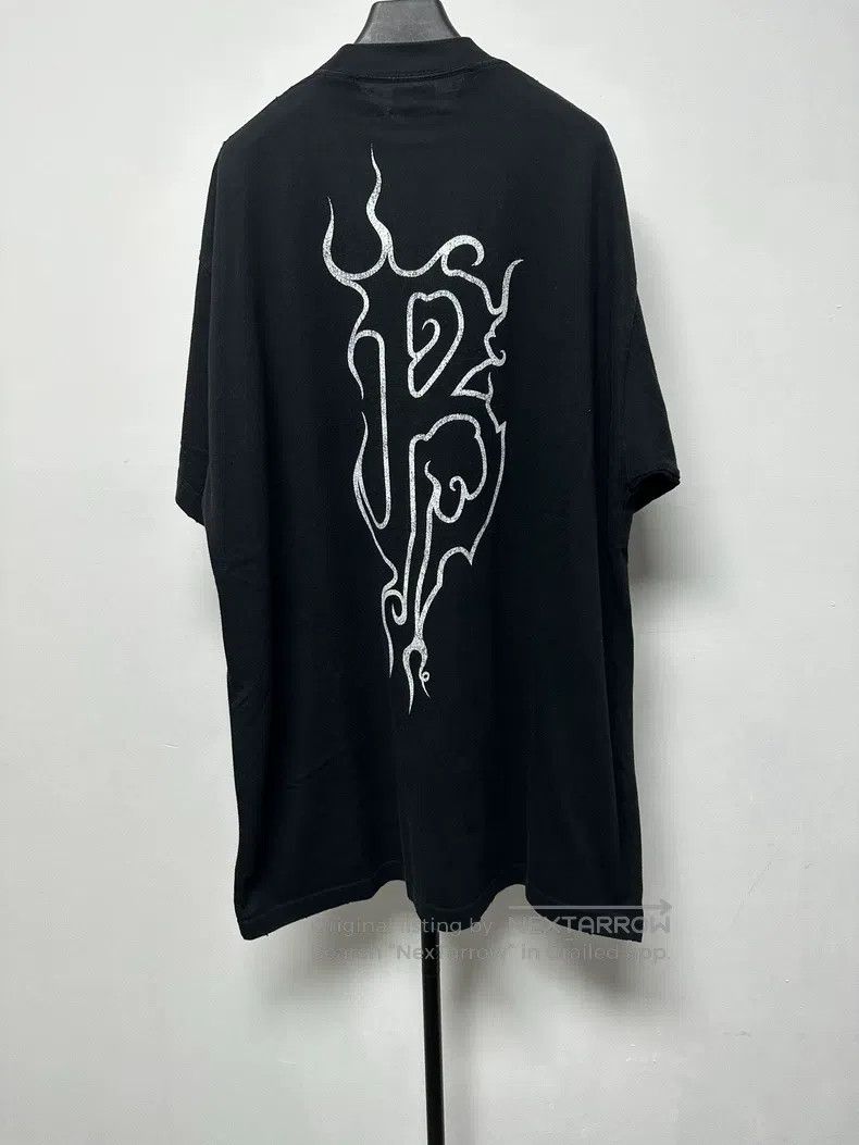 Balenciaga Balenciaga Letter Printed Short Sleeve Crewneck Size US M / EU 48-50 / 2 - 2 Thumbnail
