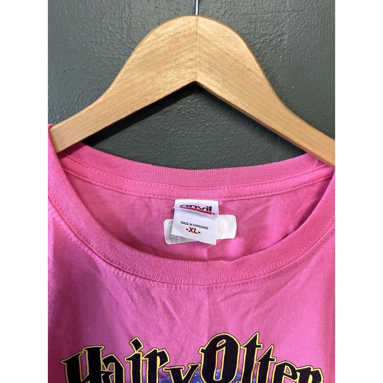 Vintage VINTAGE Harry Potter Movie Parody Shirt Hairy Otter T-Shirt XL Pink Mens Short Sleeve Crew Neck Cotton Size US XL / EU 56 / 4 - 3 Thumbnail