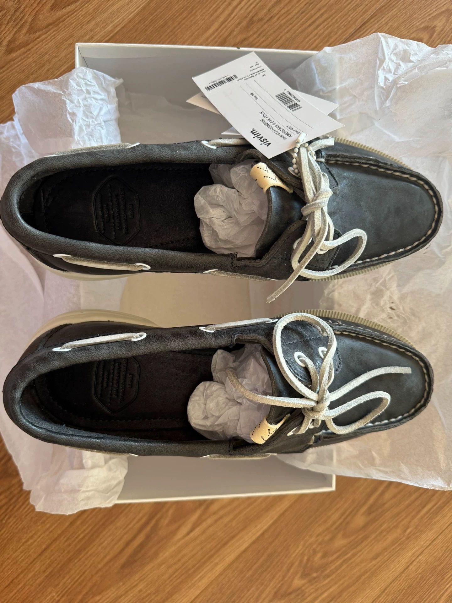 Visvim VISVIM 24SS AMERICANA II EYE-FOLK Horsehide 9 blk Size US 9 / EU 42 - 2 Thumbnail