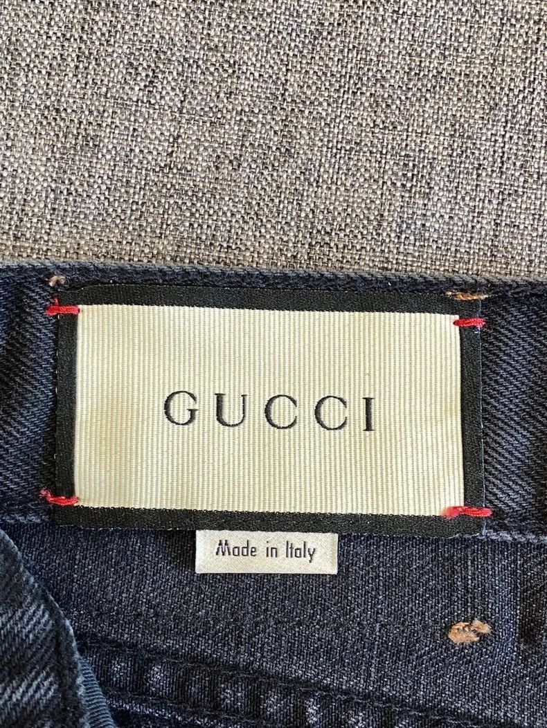 Gucci Gucci Men's Dark Gray Denim Pants-2505 Size US 38 / EU 54 - 6 Thumbnail