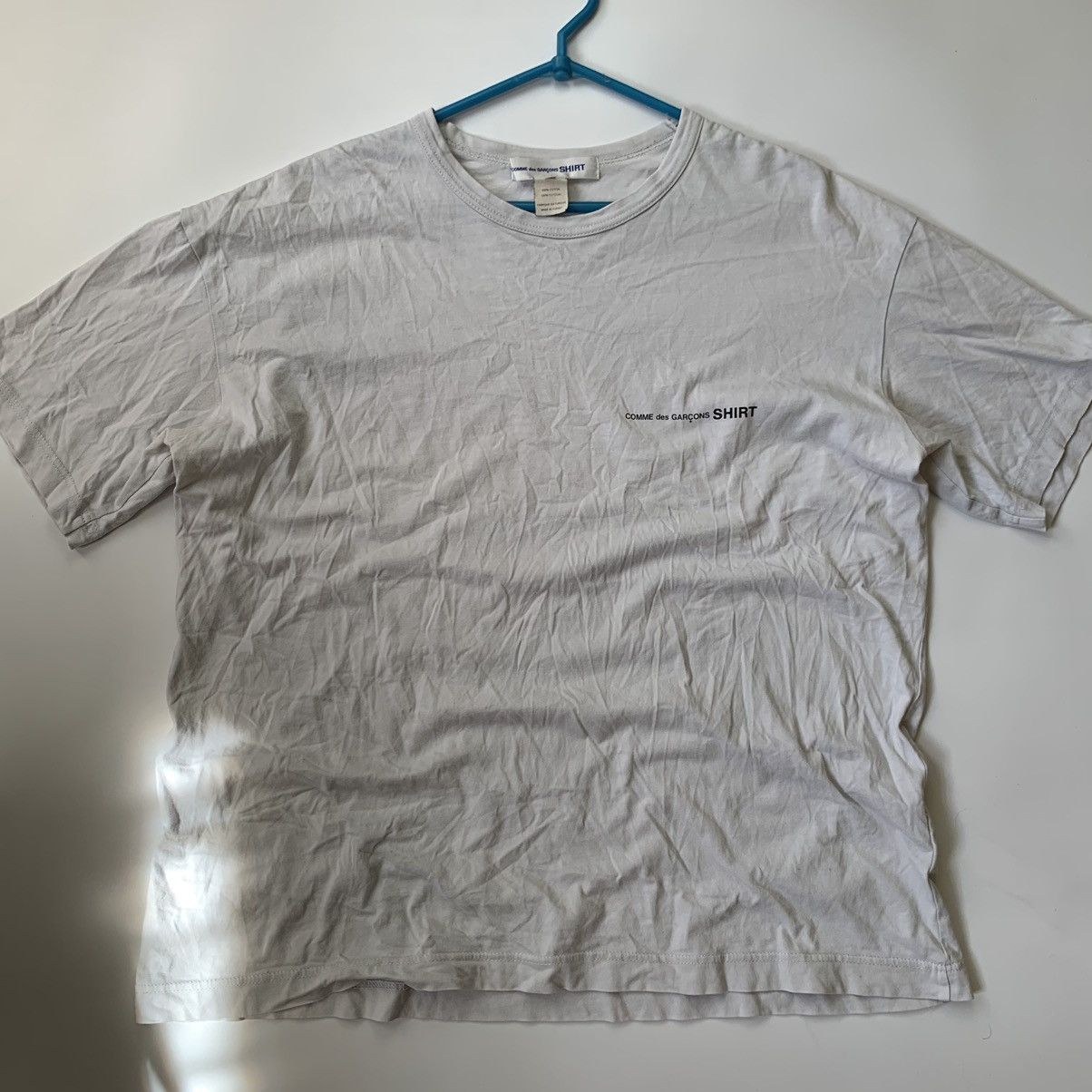Comme des Garcons COMME DES GARCONS T Shirt Tee Basic White Size US S / EU 44-46 / 1 - 2 Thumbnail