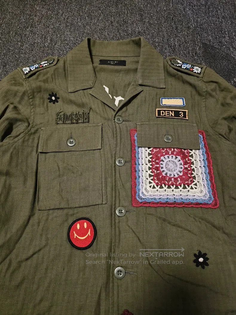 Amiri Amiri Military Badge Button. Size US M / EU 48-50 / 2 - 4 Thumbnail