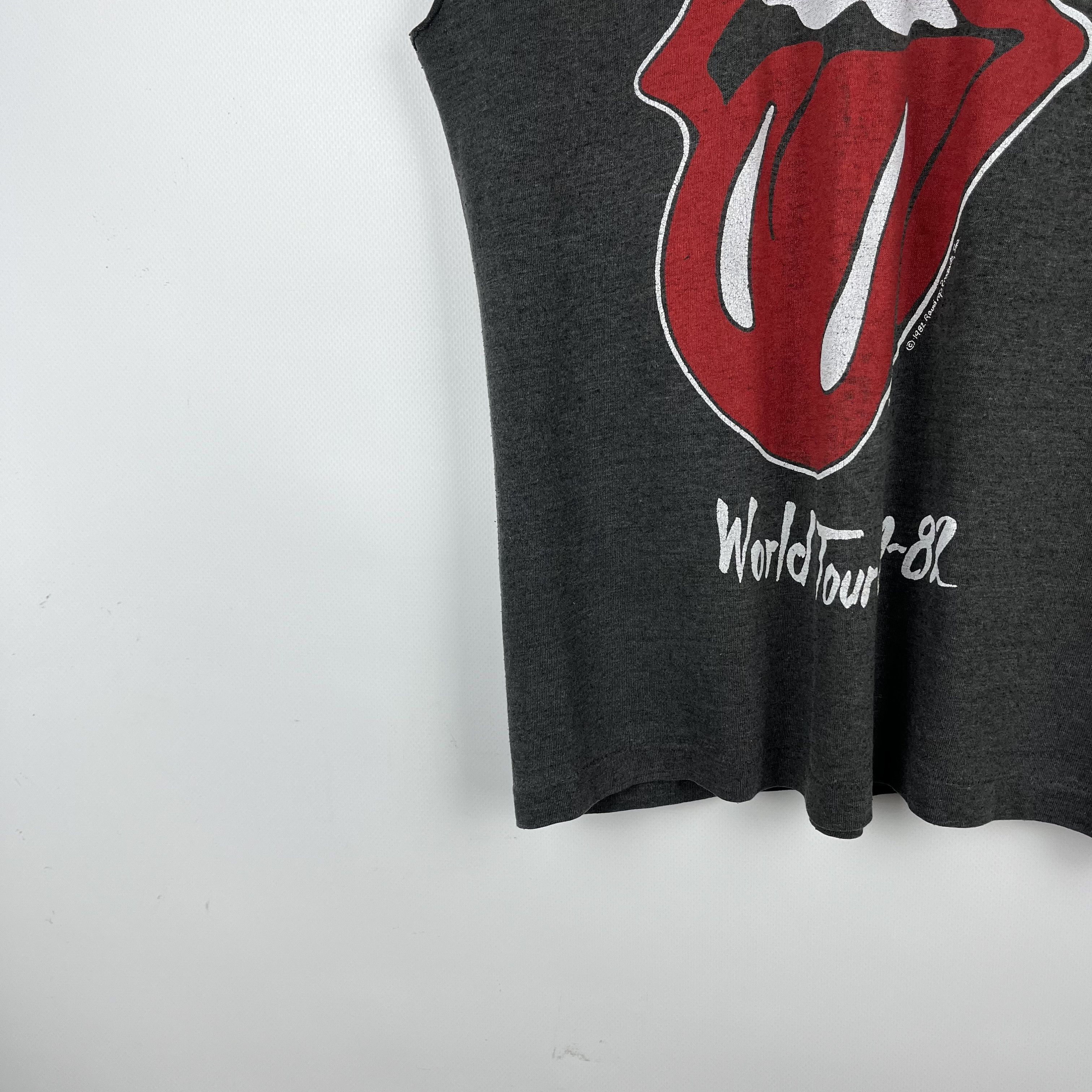 Band Tees Vintage The Rolling Stones Rock Band Tour T Shirt 1981/1982 Size US S / EU 44-46 / 1 - 4 Thumbnail