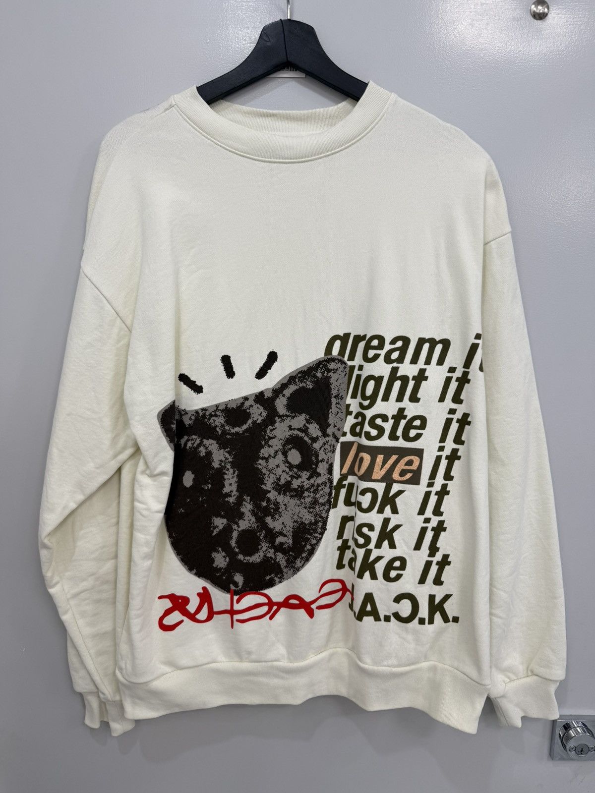 Travis Scott Travis Scott D.L.T.L.F.R.T. Crewneck Size US L / EU 52-54 / 3 - 1 Thumbnail