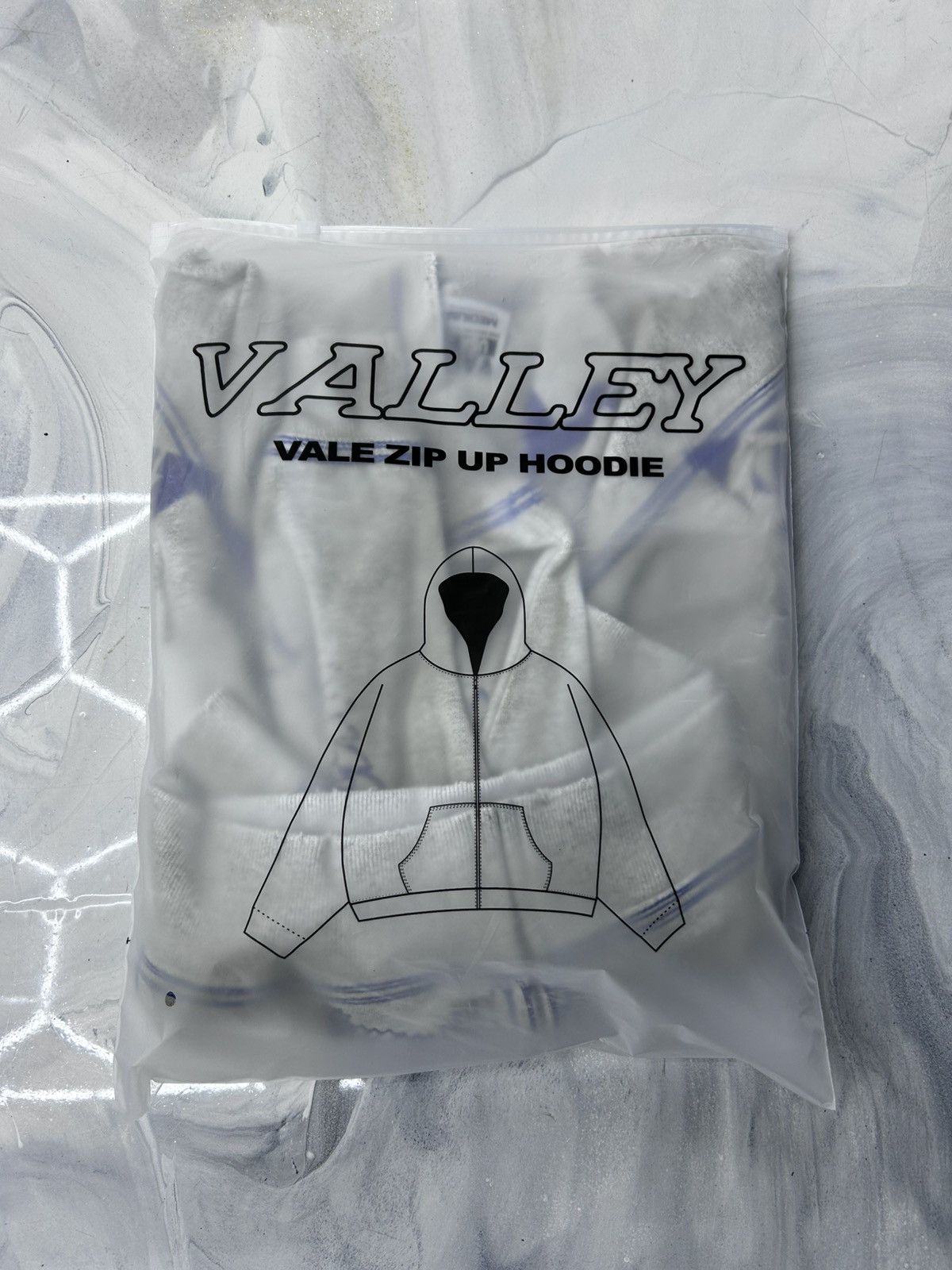Vale Vale Army Zip Up Hoodie Grey Blue Size M Size US M / EU 48-50 / 2 - 16 Thumbnail