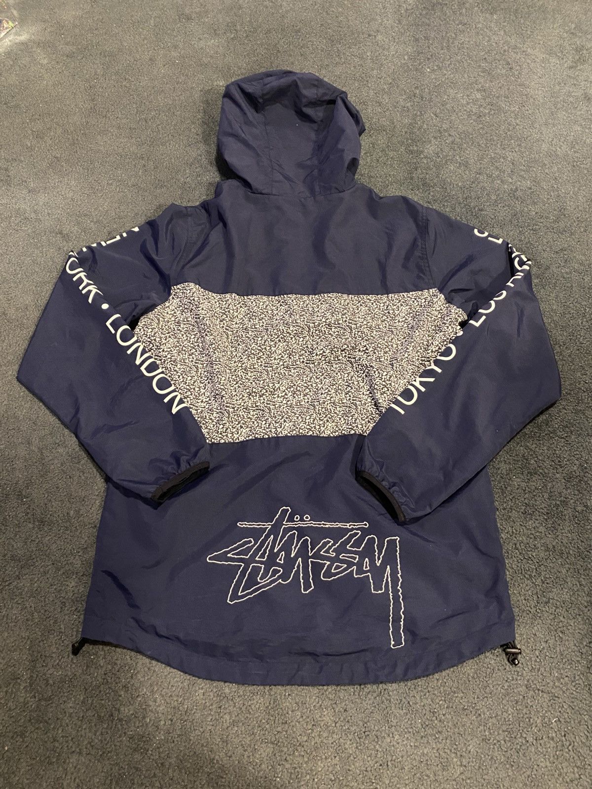 Stussy × Vintage VINTAGE STÜSSY ELEPHANT PRINT WIND BREAKER JACKET Size US M / EU 48-50 / 2 - 2 Thumbnail