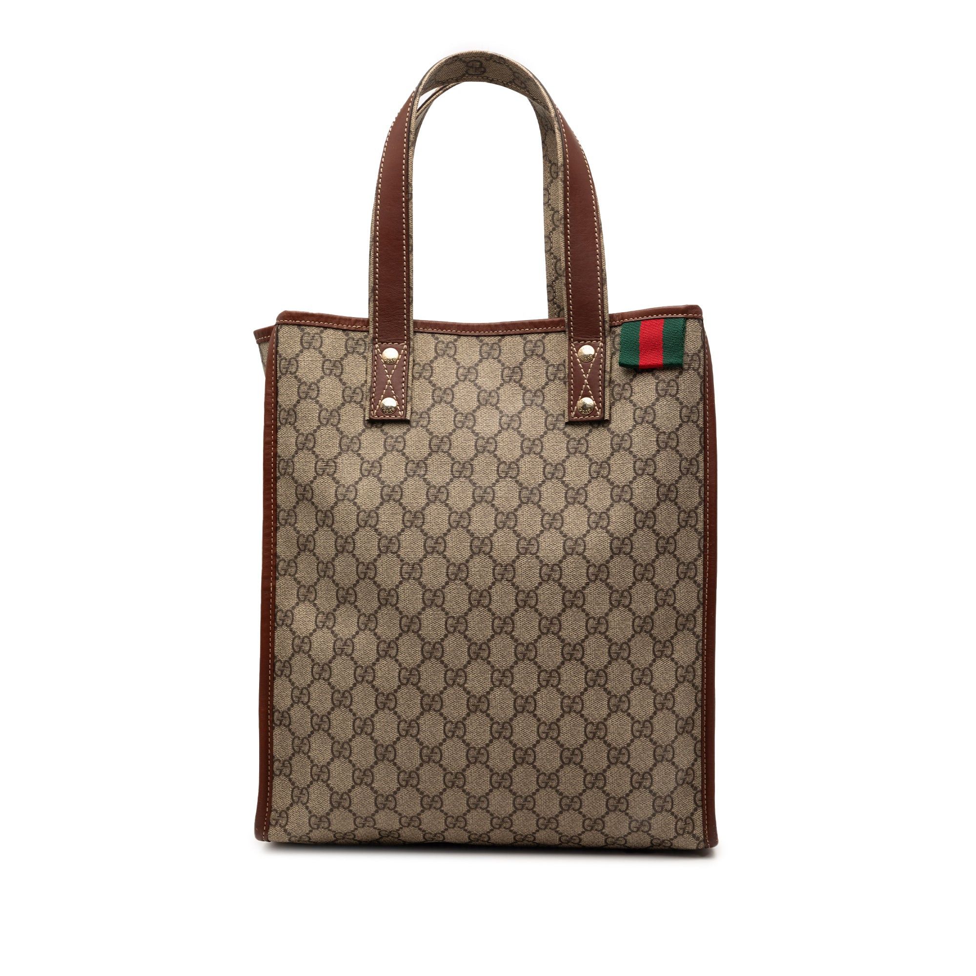 Gucci GG Supreme Web Tote Size ONE SIZE - 1 Thumbnail