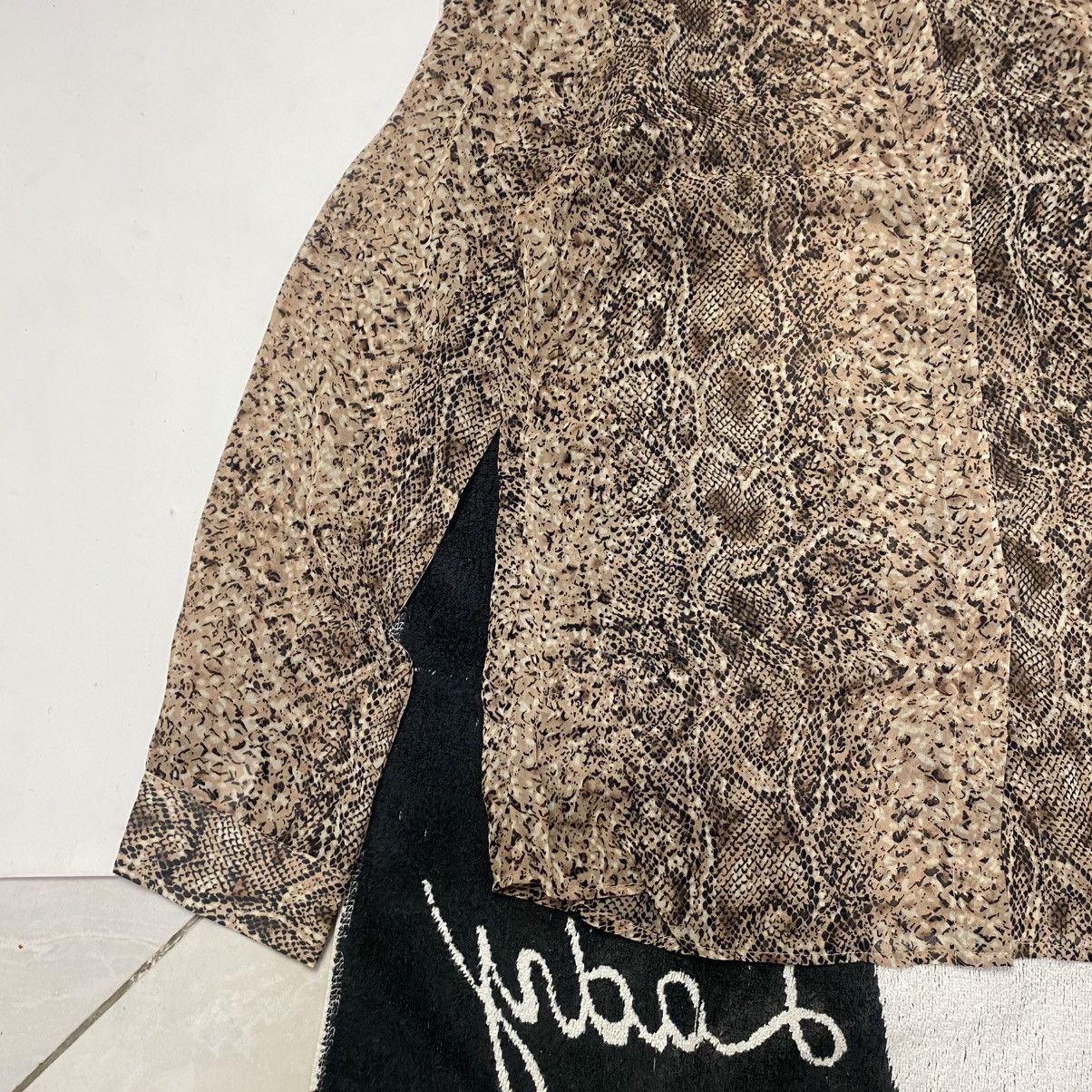 If Six Was Nine Y2K style coco schon - snake skin button shirt Size M / US 6-8 / IT 42-44 - 5 Thumbnail