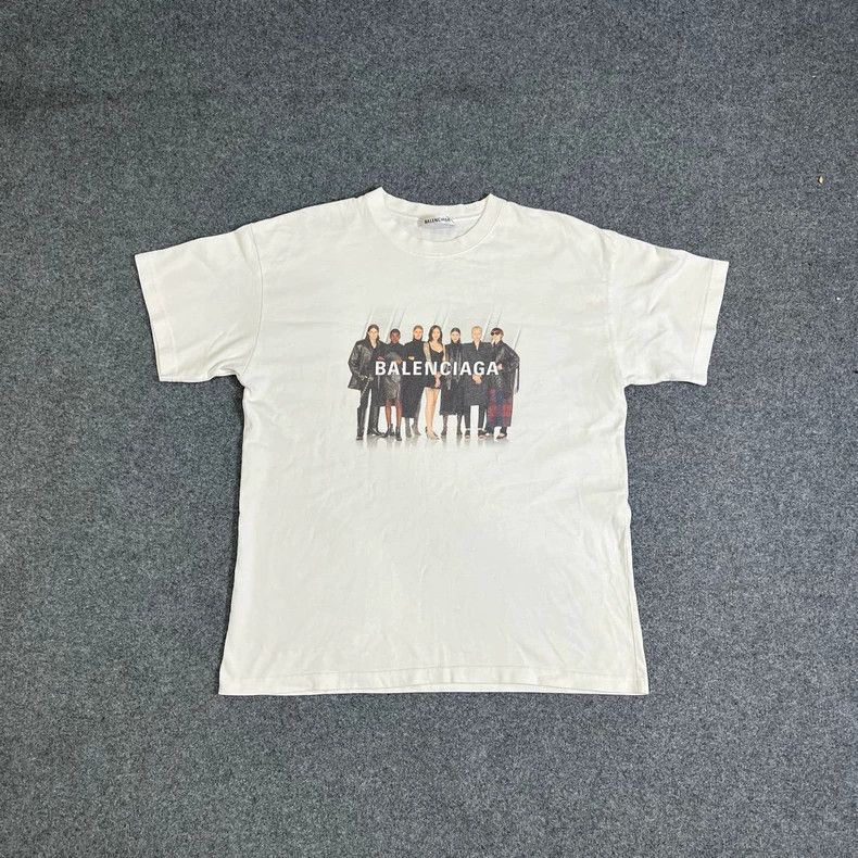 Balenciaga Balenciaga Band Print Short Sleeve T-shirt - dmc Size US M / EU 48-50 / 2 - 1 Thumbnail