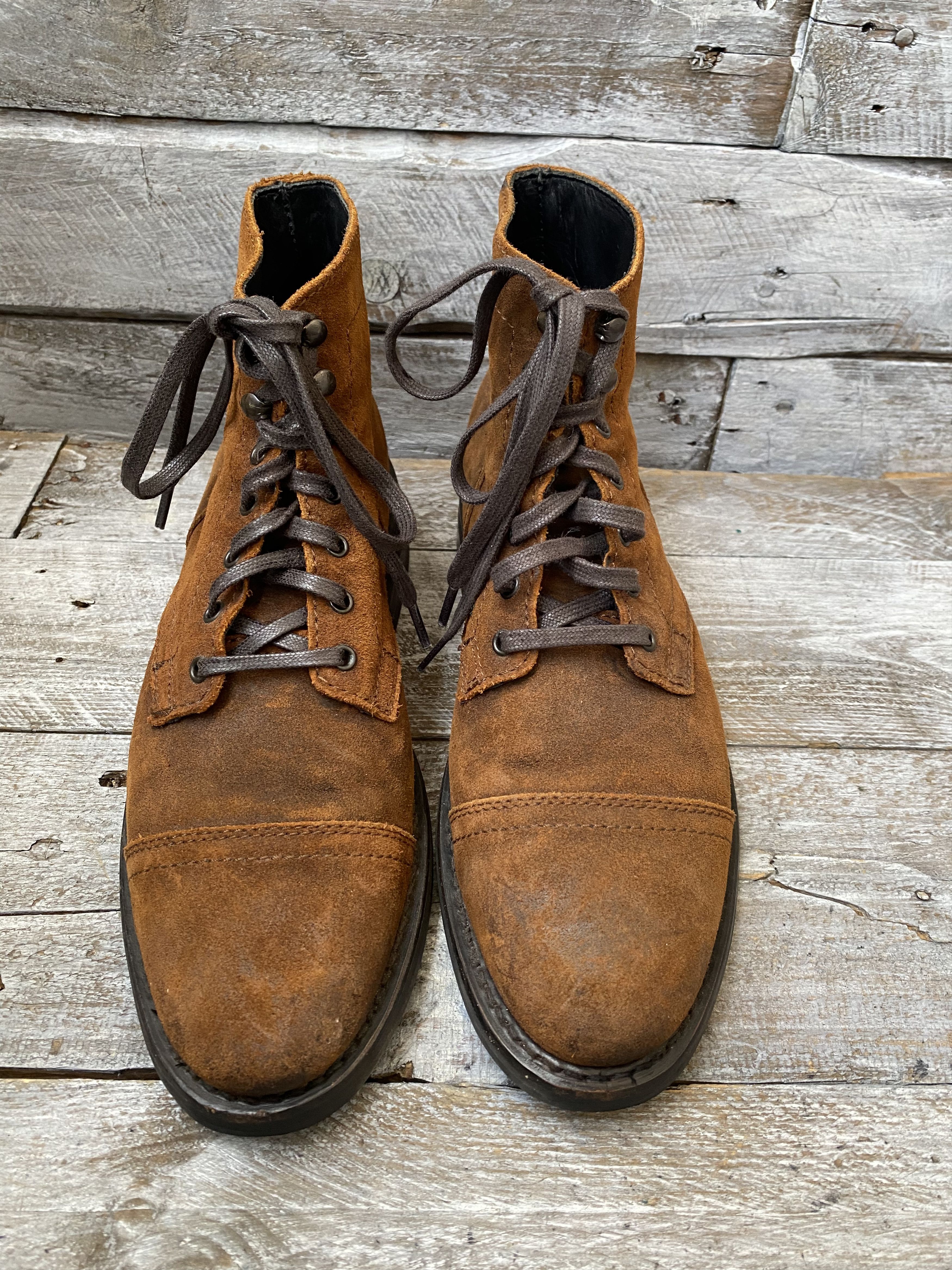 Thursday Boot Company Thursday's mustard brown suede boots sz 7.5 Size US 7.5 / EU 40-41 - 4 Thumbnail
