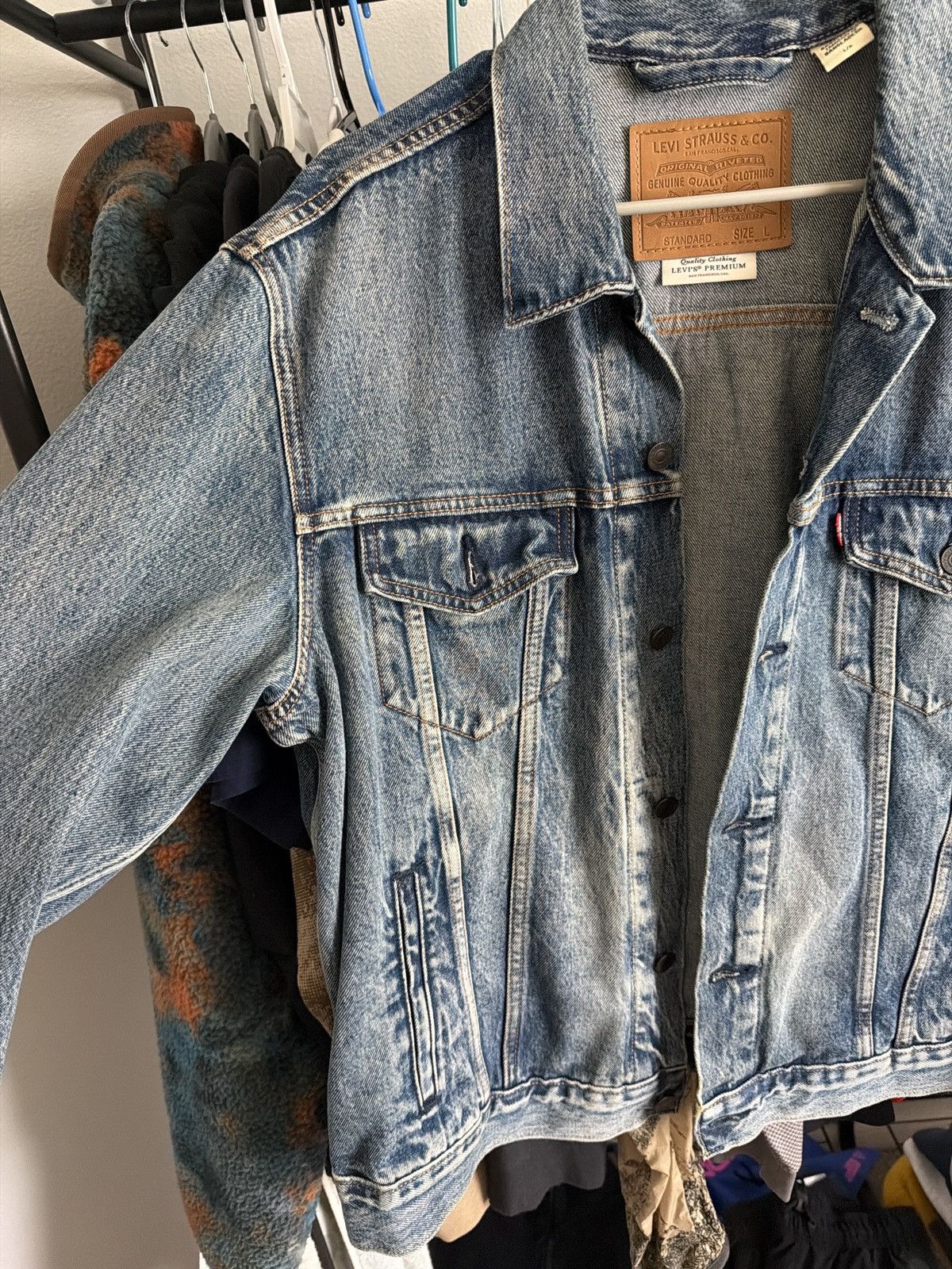 Levi's Levis Premium denim jacket Size US L / EU 52-54 / 3 - 2 Thumbnail