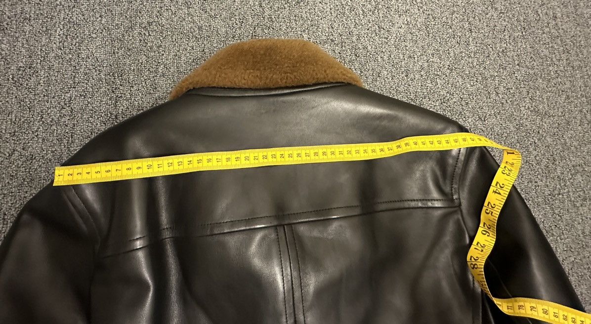 Burberry Prorsum Burberry Prorsum Leather/Shearling Biker Jacket Size US L / EU 52-54 / 3 - 5 Thumbnail