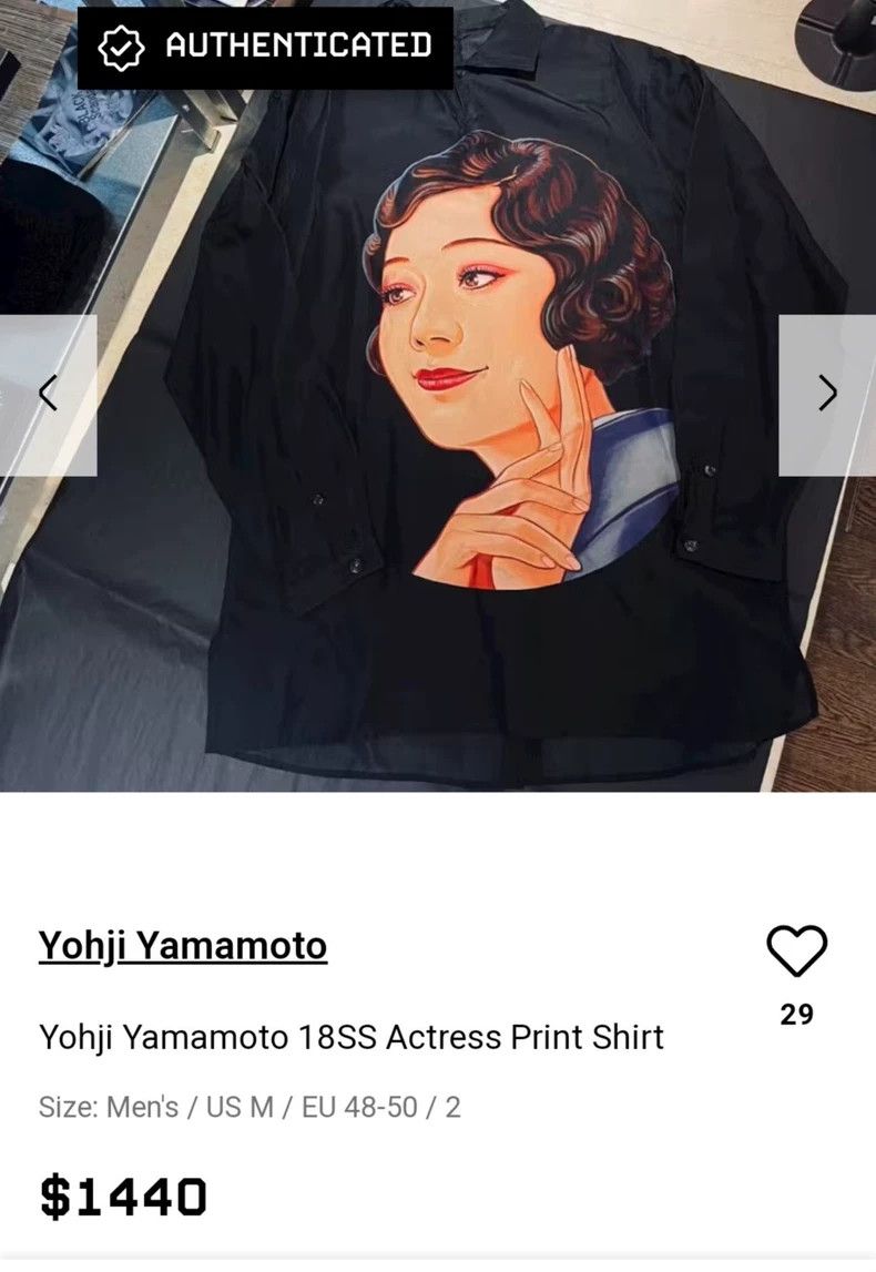 Yohji Yamamoto Yohji Yamamoto Showa Beauty Silk Shirt 2501-Nextarrow Size US L / EU 52-54 / 3 - 6 Thumbnail