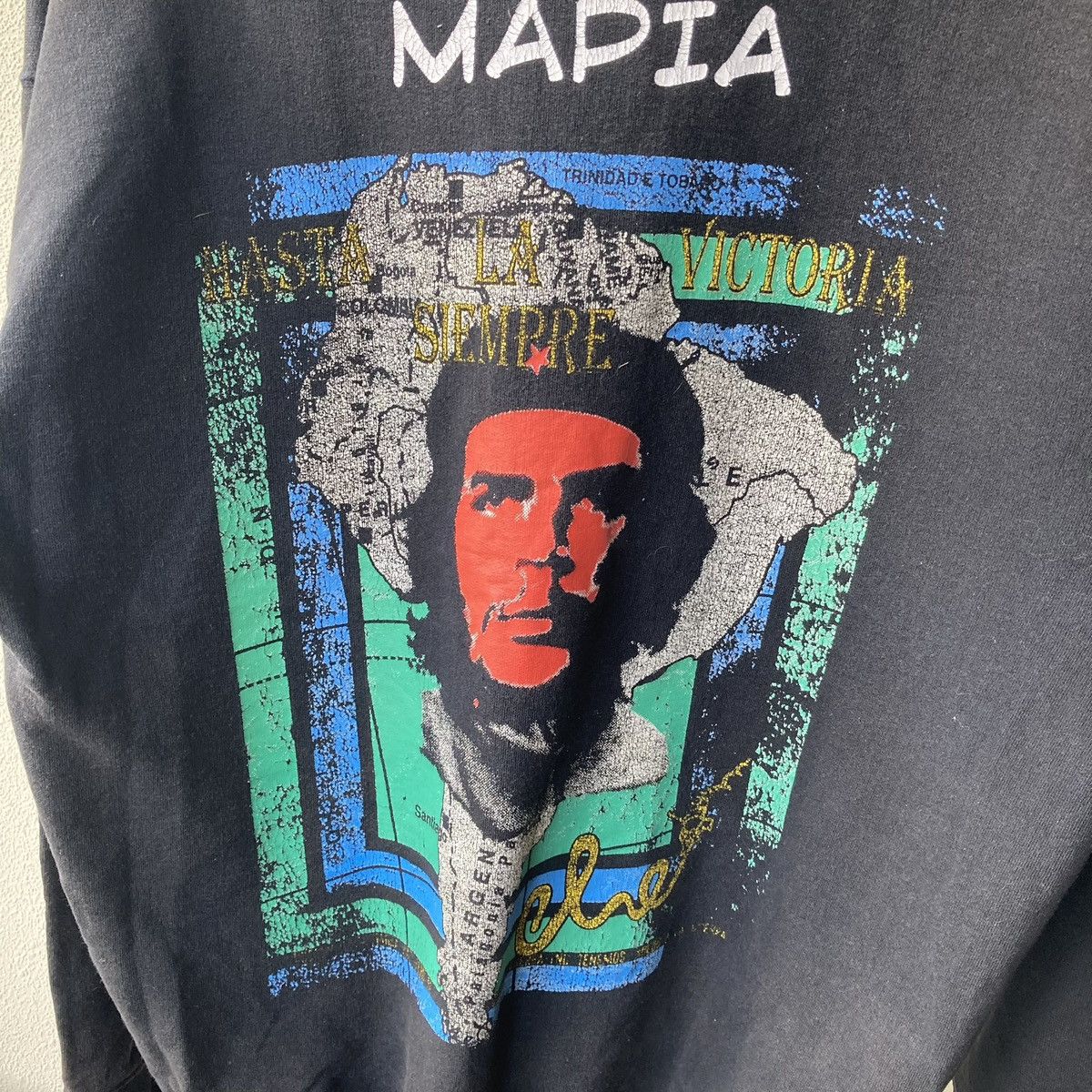 Vintage Che Guevara Sweatshirt Vintage 90s CUBA Streetwear Size US L / EU 52-54 / 3 - 5 Thumbnail