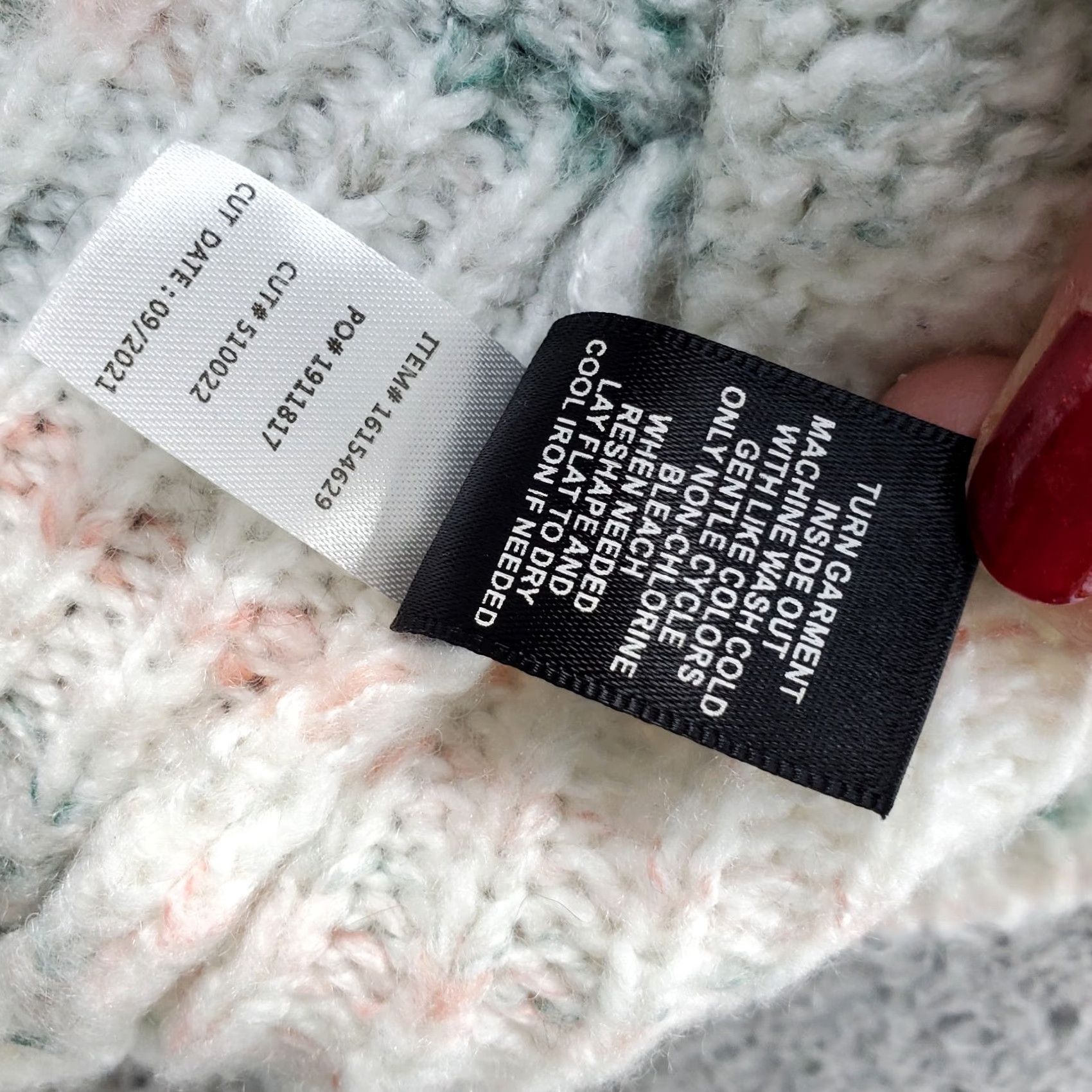 Torrid Torrid Pullover Shirt Womens Size: Womens Size 3 Space Dye Raglan Sleeve Crew Neck Knit Sweater Multicolor Fall/Winter Womens Size XS / US 0-2 / IT 36-38 - 7 Thumbnail