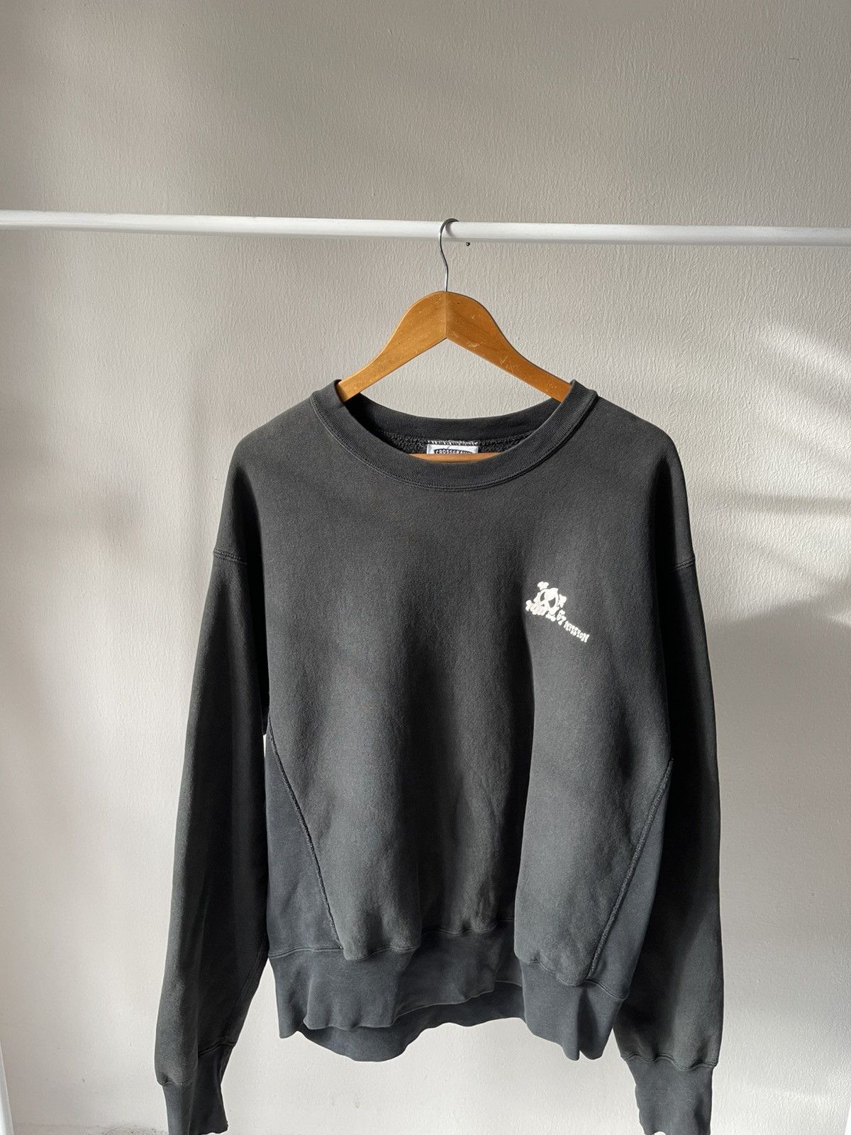 Japanese Brand × Vintage 90s 67Mission Skull Sweatshirts Size US XL / EU 56 / 4 - 2 Thumbnail