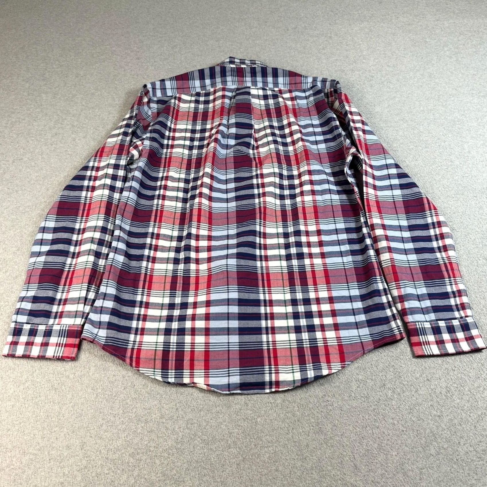 Polo Ralph Lauren Polo Ralph Lauren Shirt Men L Blue Plaid Long Sleeve Button Slim Fit Heritage Size US L / EU 52-54 / 3 - 2 Thumbnail