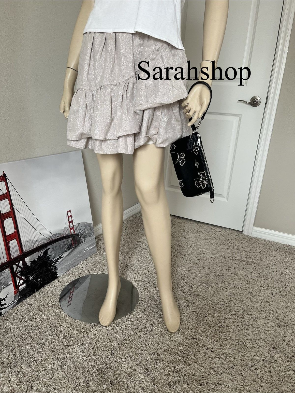 Coach Coach Nolita 19 With Sparkly Butterfly Print Size ONE SIZE - 9 Thumbnail