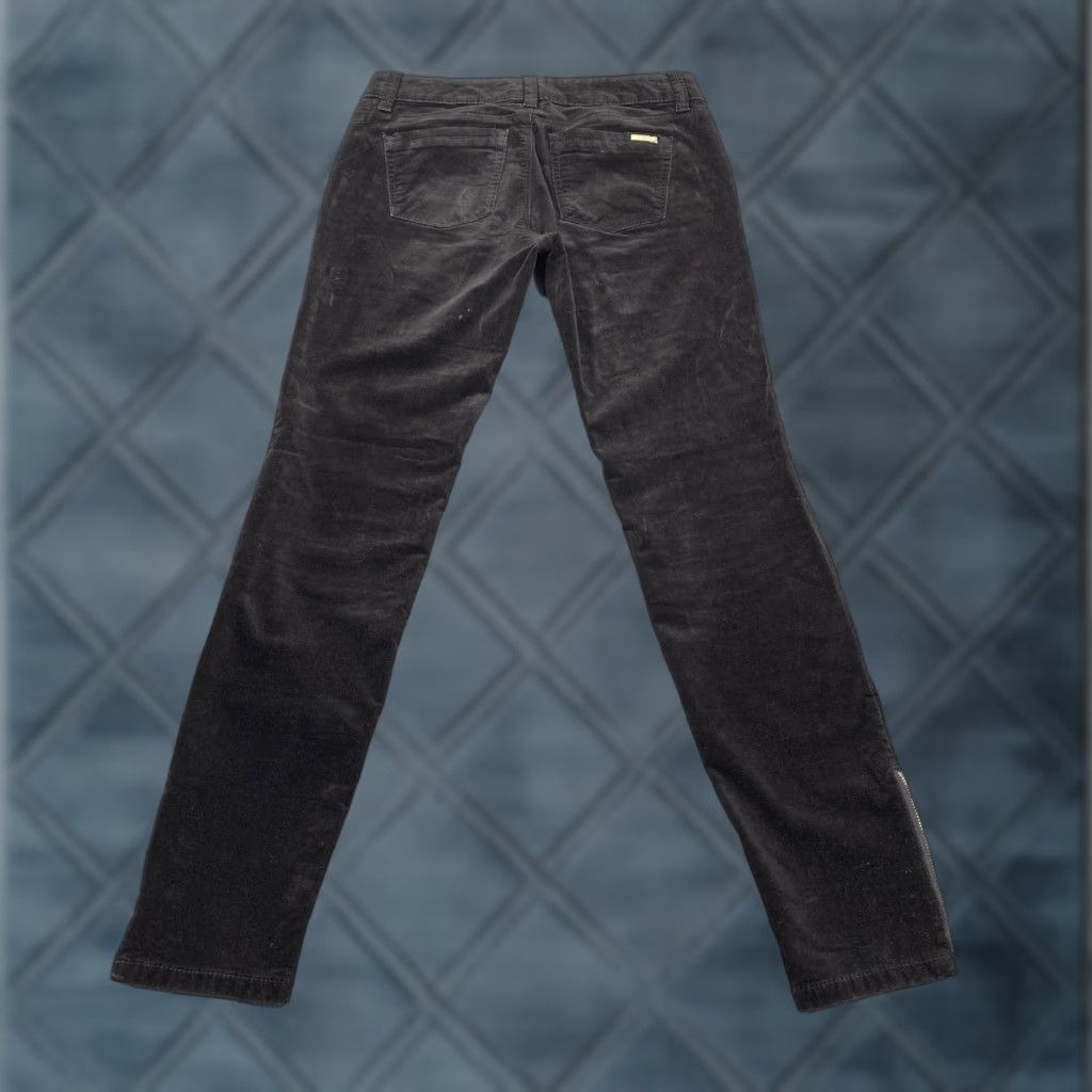 White House Black Market White House Black Market Jeans Womens 0R Black Corduroy Skinny Ankle Zip Stretch Size 25" / US 0 / IT 36 - 1 Thumbnail