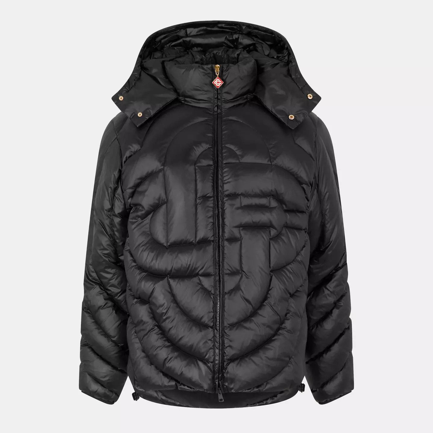 Casablanca o1g2r1mq0426 Quilted Medium Puffer Jacket in Black Size US M / EU 48-50 / 2 - 1 Thumbnail