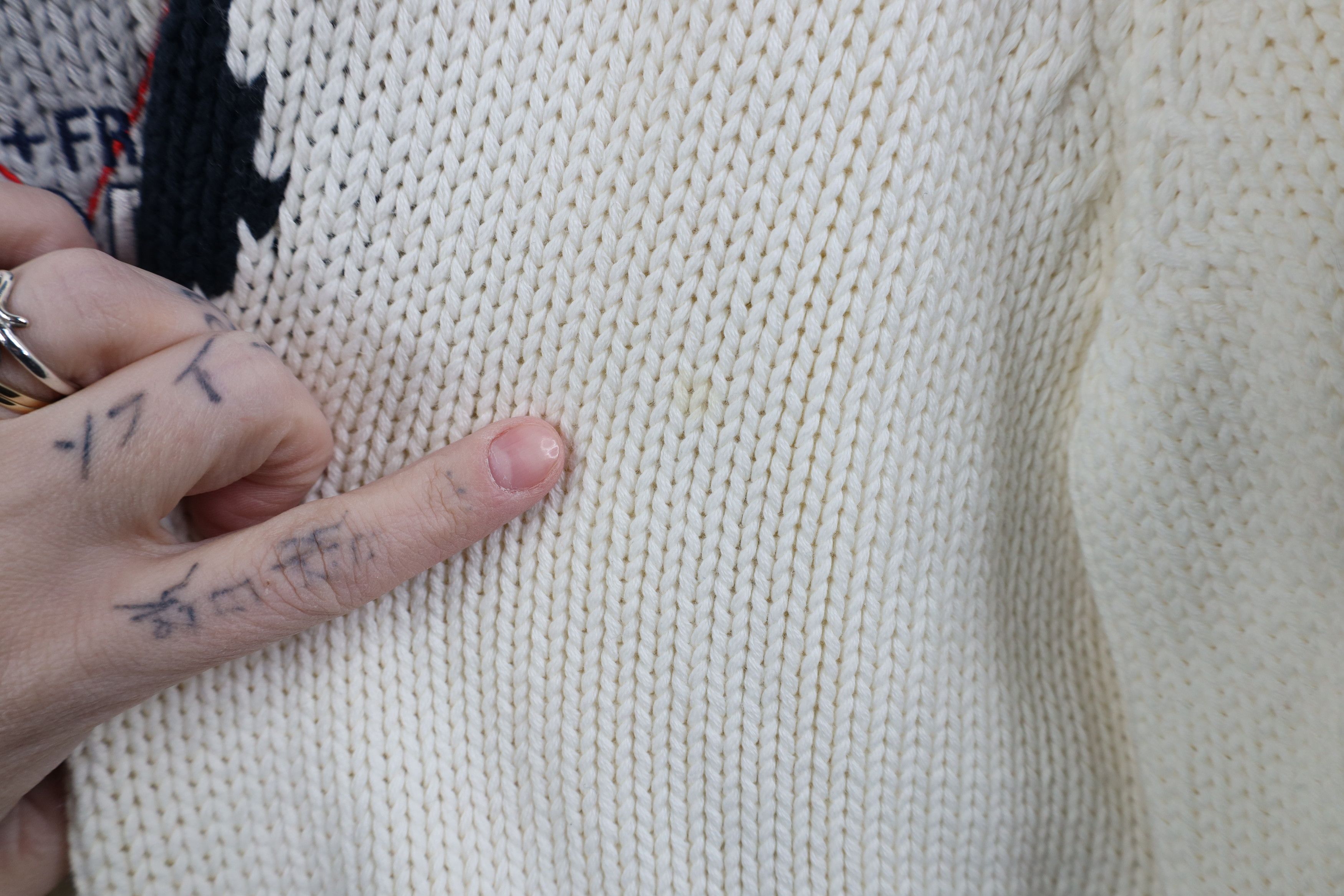 Marithe + Francois Girbaud Deadstock Vintage 90s Marithe Francois Girbaud Knit Sweater Size US L / EU 52-54 / 3 - 7 Thumbnail