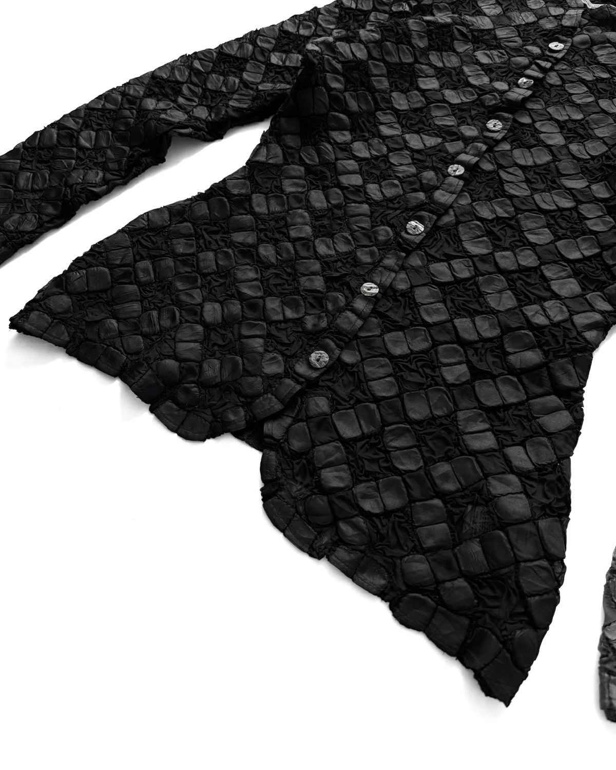 Issey Miyake VINTAGE YOSHIKI HISHINUMA WRINKLE PLEATS SHIRT Size S / US 4 / IT 40 - 6 Thumbnail