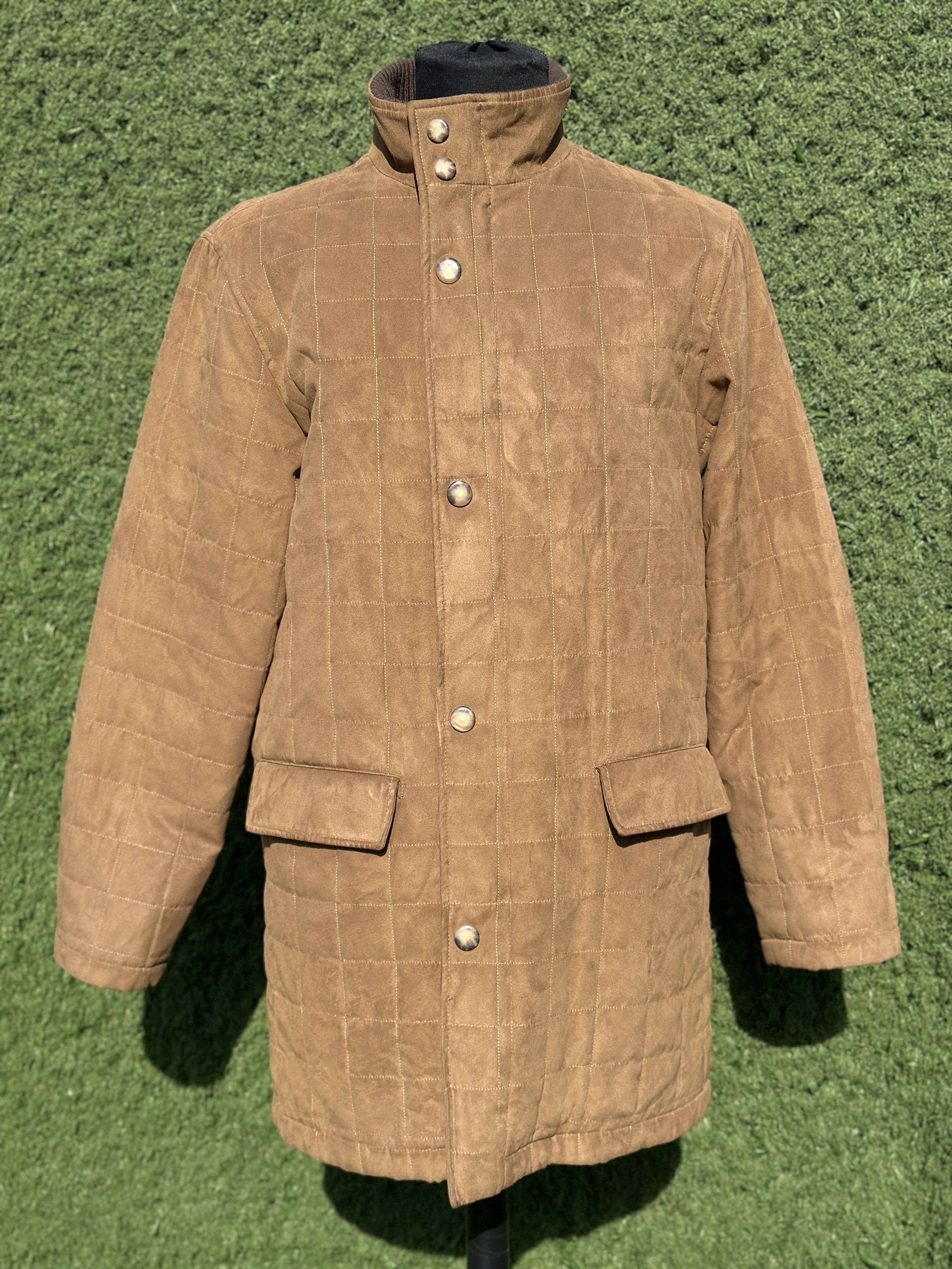 Corneliani Corneliani ID Quilted Technical Coat Wool Lined 48R Drop 6 Size US M / EU 48-50 / 2 - 1 Thumbnail