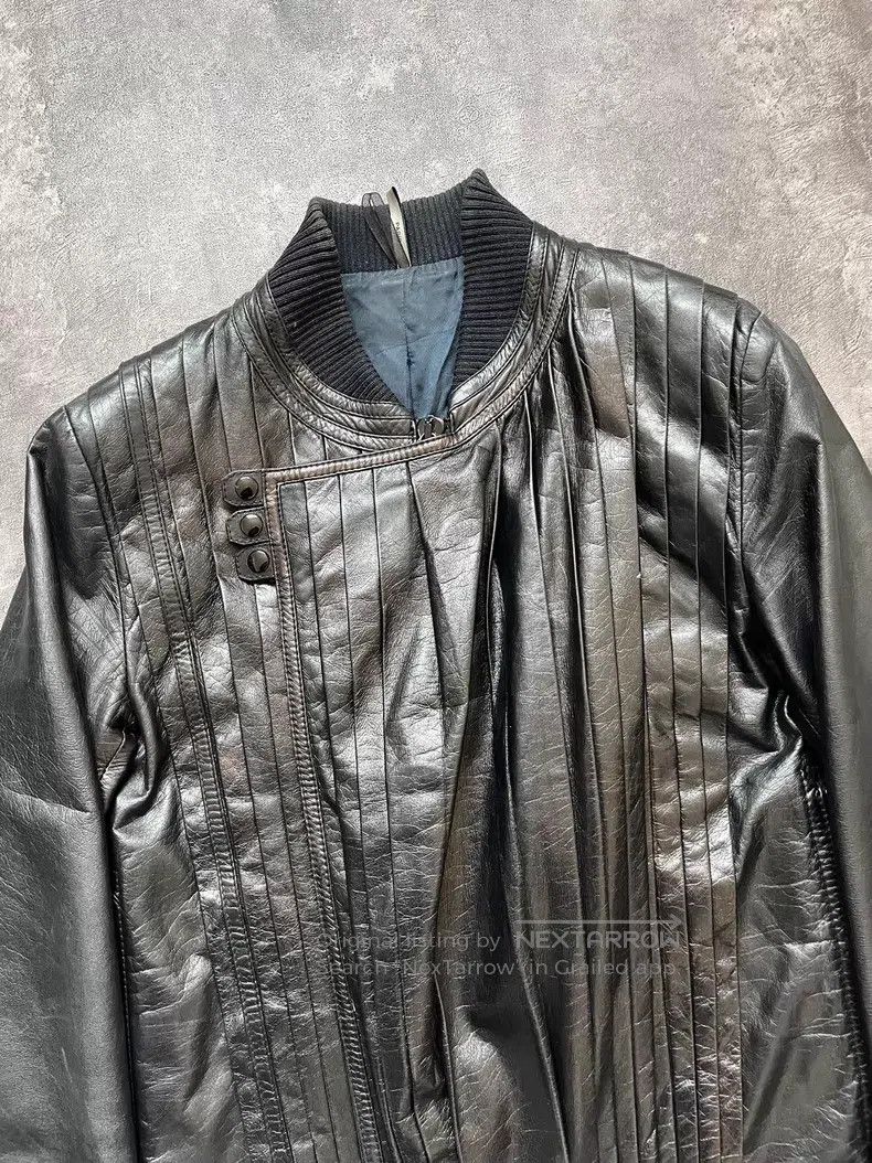 Dior Dior Bellows Leather Cracked Leather Jacket Size US S / EU 44-46 / 1 - 3 Thumbnail