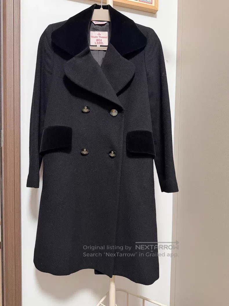 Vivienne Westwood Vivienne Westwood Heart Pattern Wool and Velvet Blazer Size S / US 4 / IT 40 - 1 Thumbnail