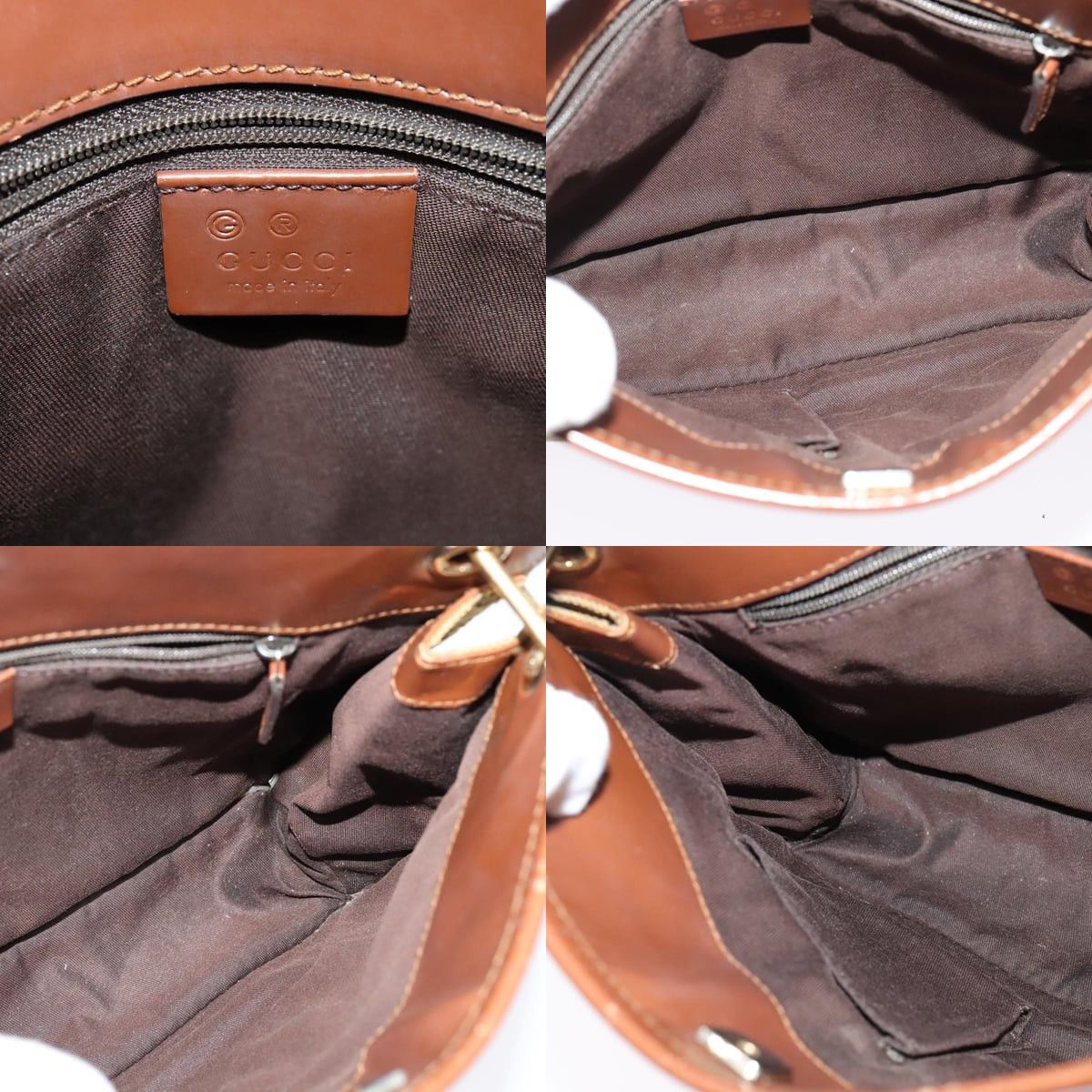 Gucci GUCCI GG Canvas Shoulder Bag Beige Gold Size ONE SIZE - 11 Thumbnail