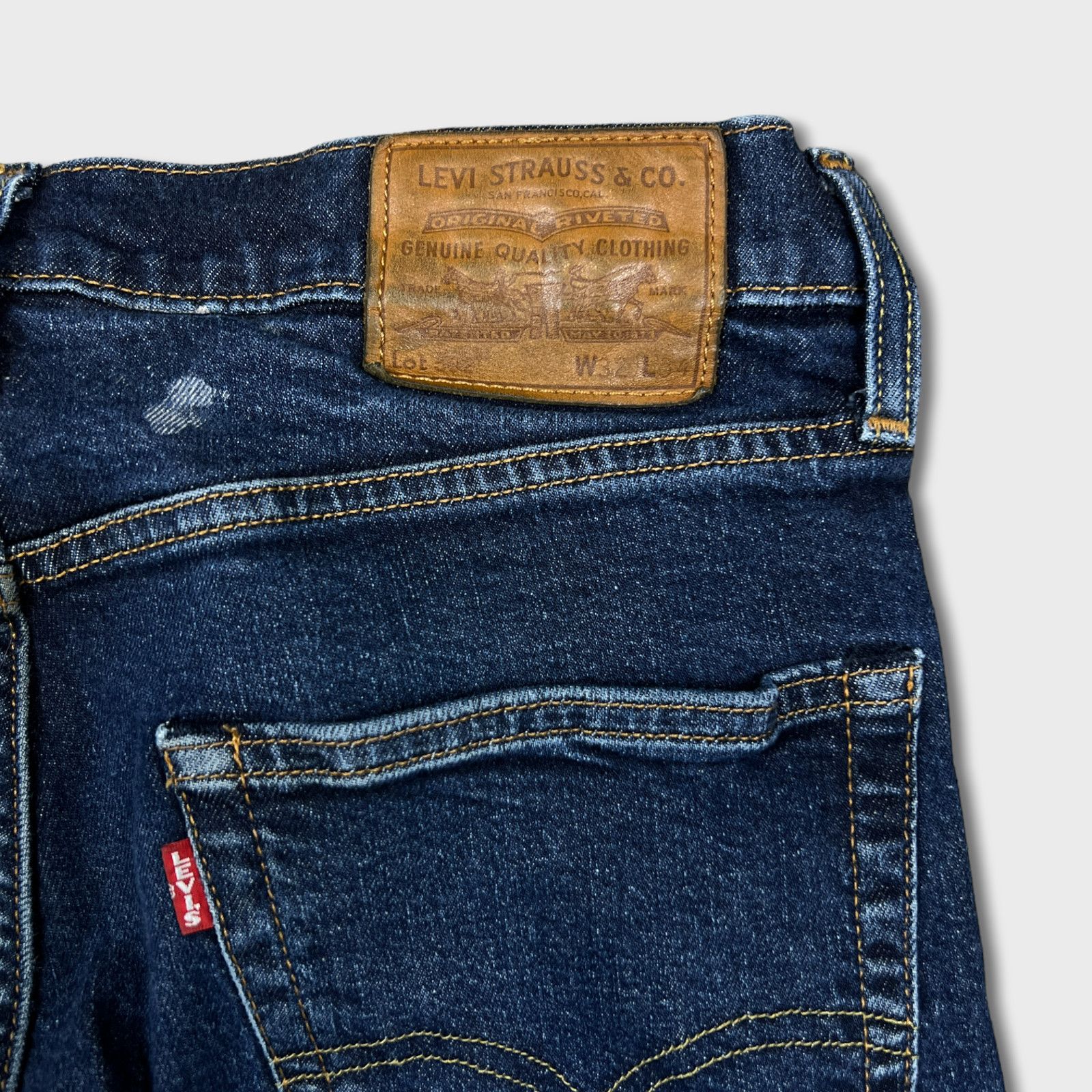 Levi's × Vintage Levi's 502 Jeans 32x31 Regular Taper Fit American Denim Pant Size US 32 / EU 48 - 9 Thumbnail