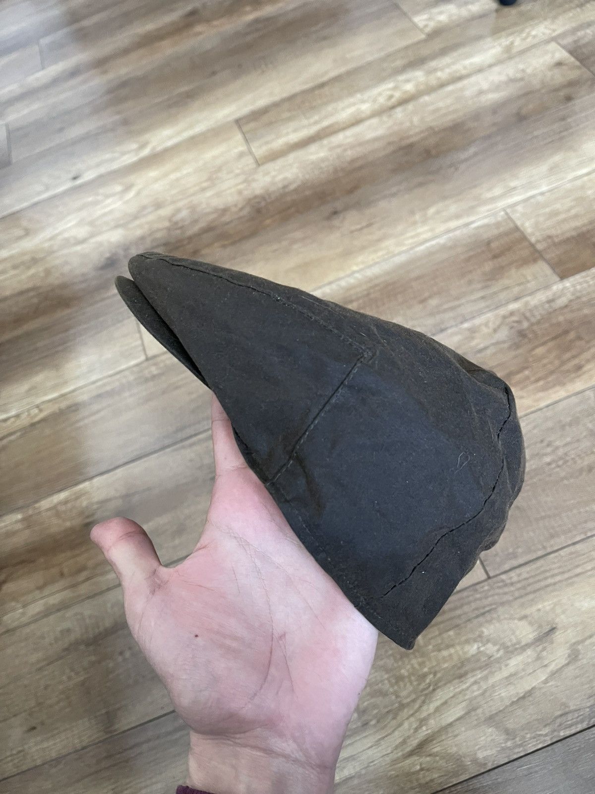 Barbour Barbour Vintage Waxed Wax Flat Cap Hat Size ONE SIZE - 5 Thumbnail
