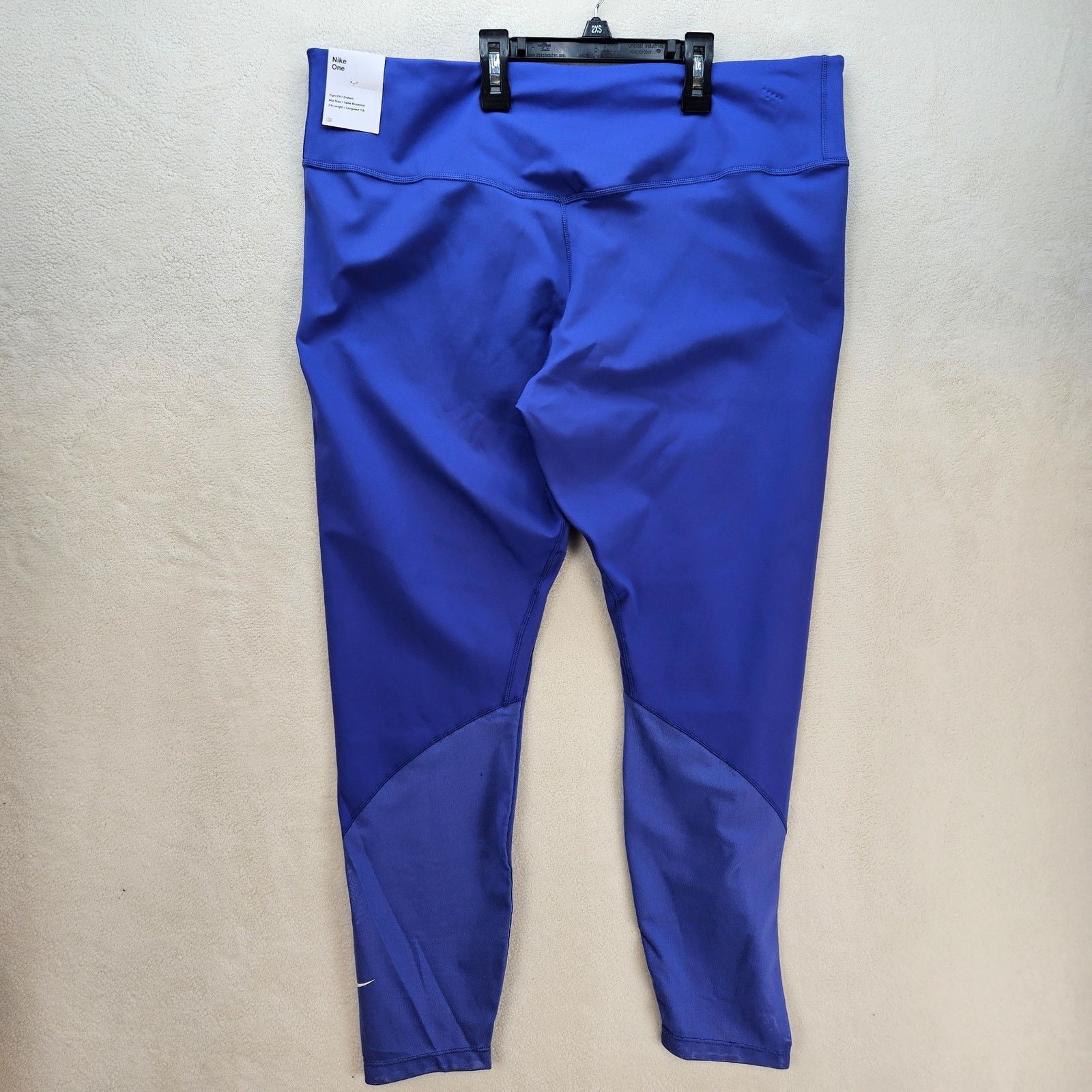 Nike NIKE WOMEN'S XXL MID RISE 7/8 MESH PANELED LEGGINGS DD0249 Size 36" / US 14 / IT 50 - 6 Thumbnail