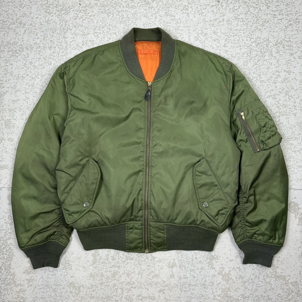 Japanese Brand Japanese Brand Mizujin Bomber Flight MA-1 Jacket Size US M / EU 48-50 / 2 - 1 Thumbnail