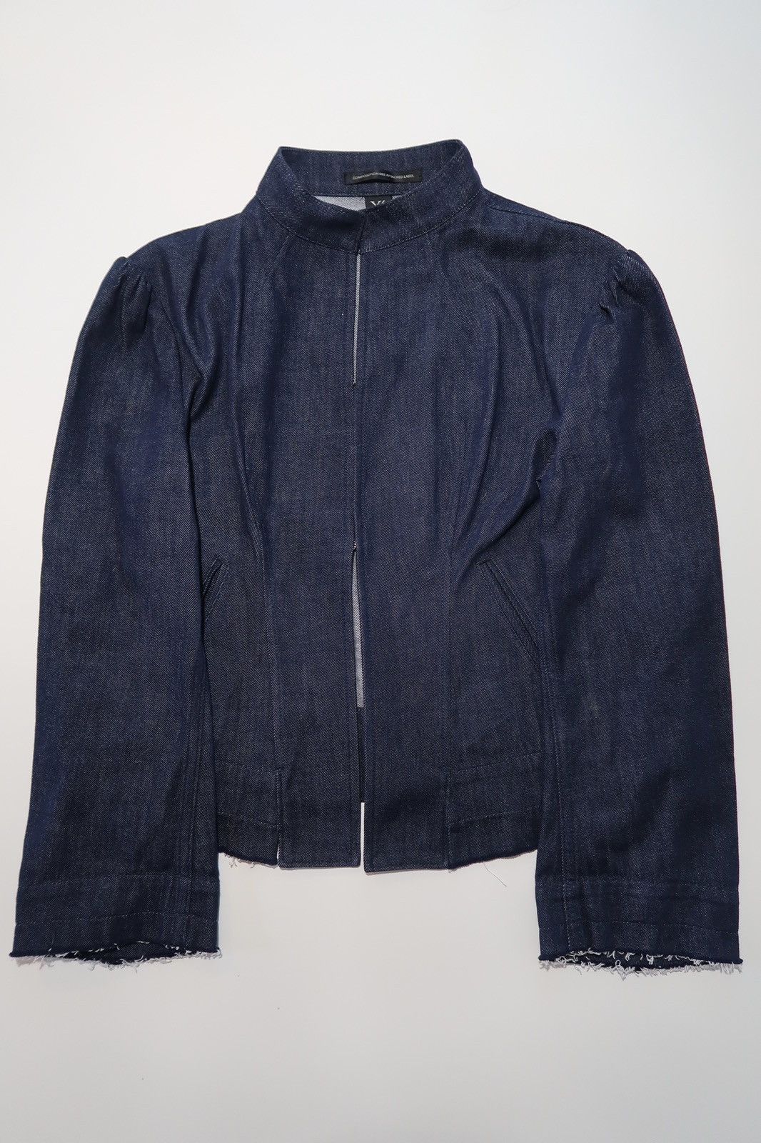 Yohji Yamamoto Raw denim Yohji Yamamoto jacket with mandarin collar Size 38R - 2 Thumbnail