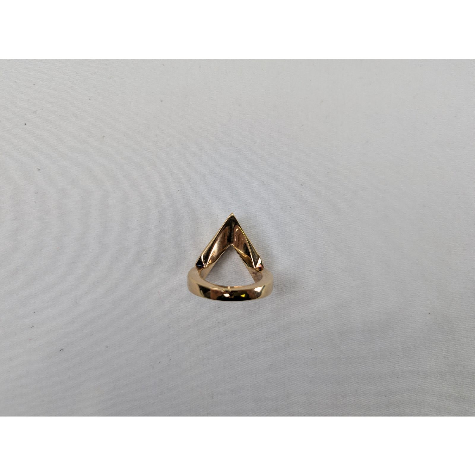 Bottega Veneta o1rshd1 Size: 19 / Gold F Sterling Silver Ring Yellow Gold Size ONE SIZE - 3 Thumbnail
