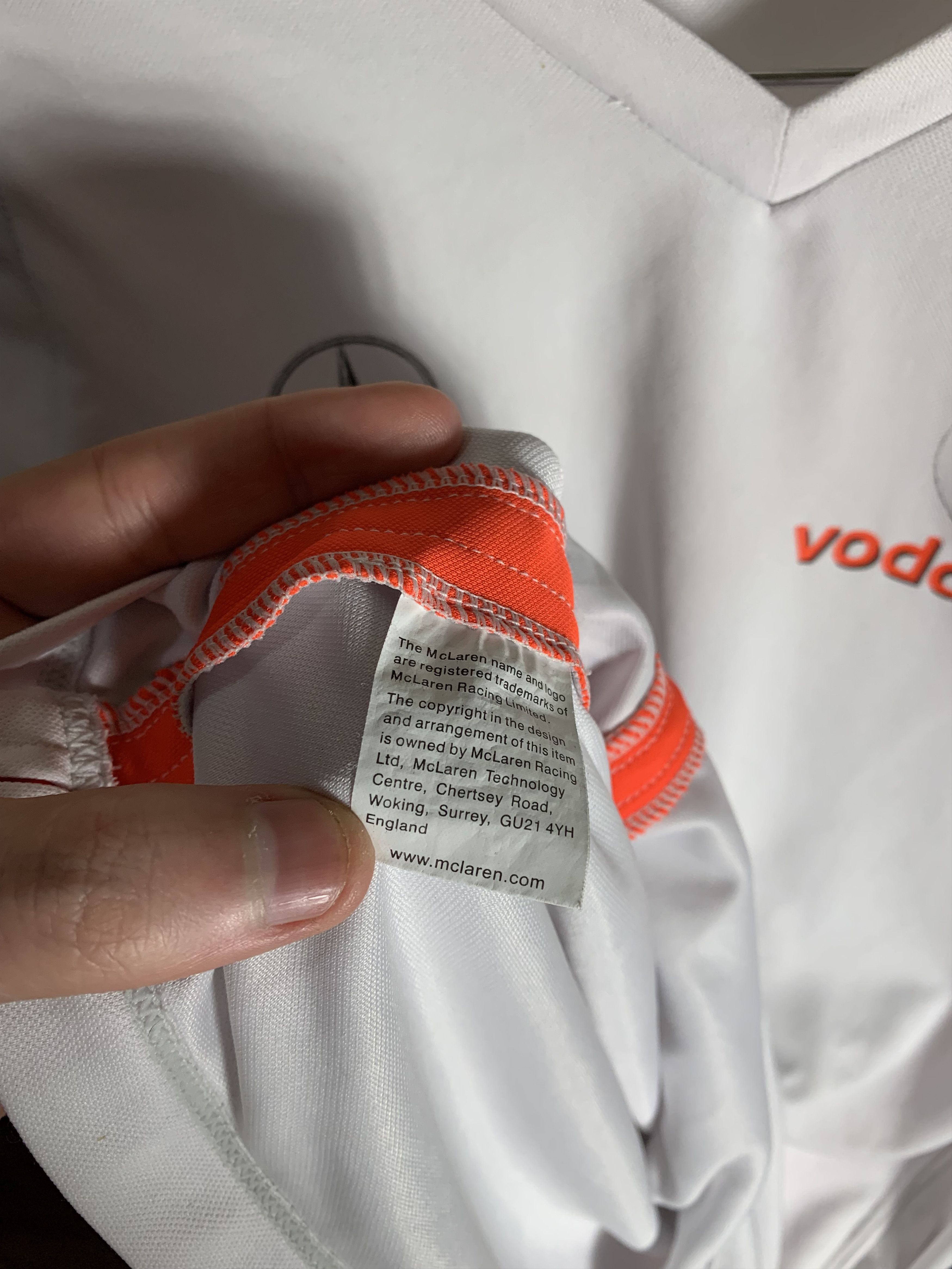 NASCAR VINTAGE MERCEDES BENZ MCLAREN RACING T-SHIRT VODAFONE RETRO Size US M / EU 48-50 / 2 - 5 Thumbnail