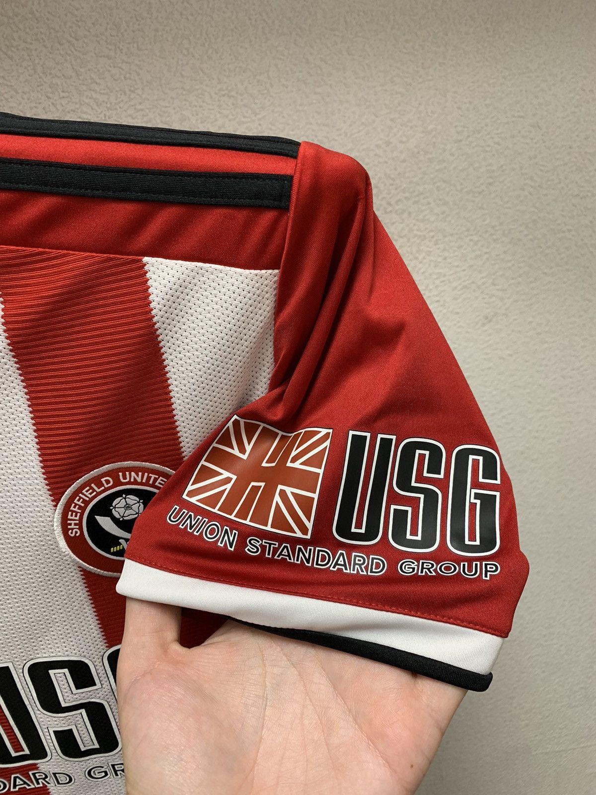 Adidas Sheffield United adidas soccer jersey M USC Union standart Size US M / EU 48-50 / 2 - 6 Thumbnail