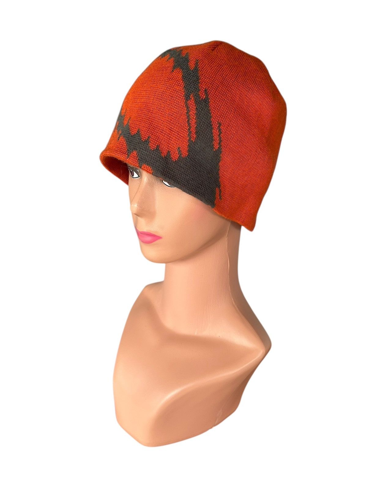 Oakley Vintage Oakley Big Logo Rare Orange Beanie Hats Size ONE SIZE - 3 Thumbnail