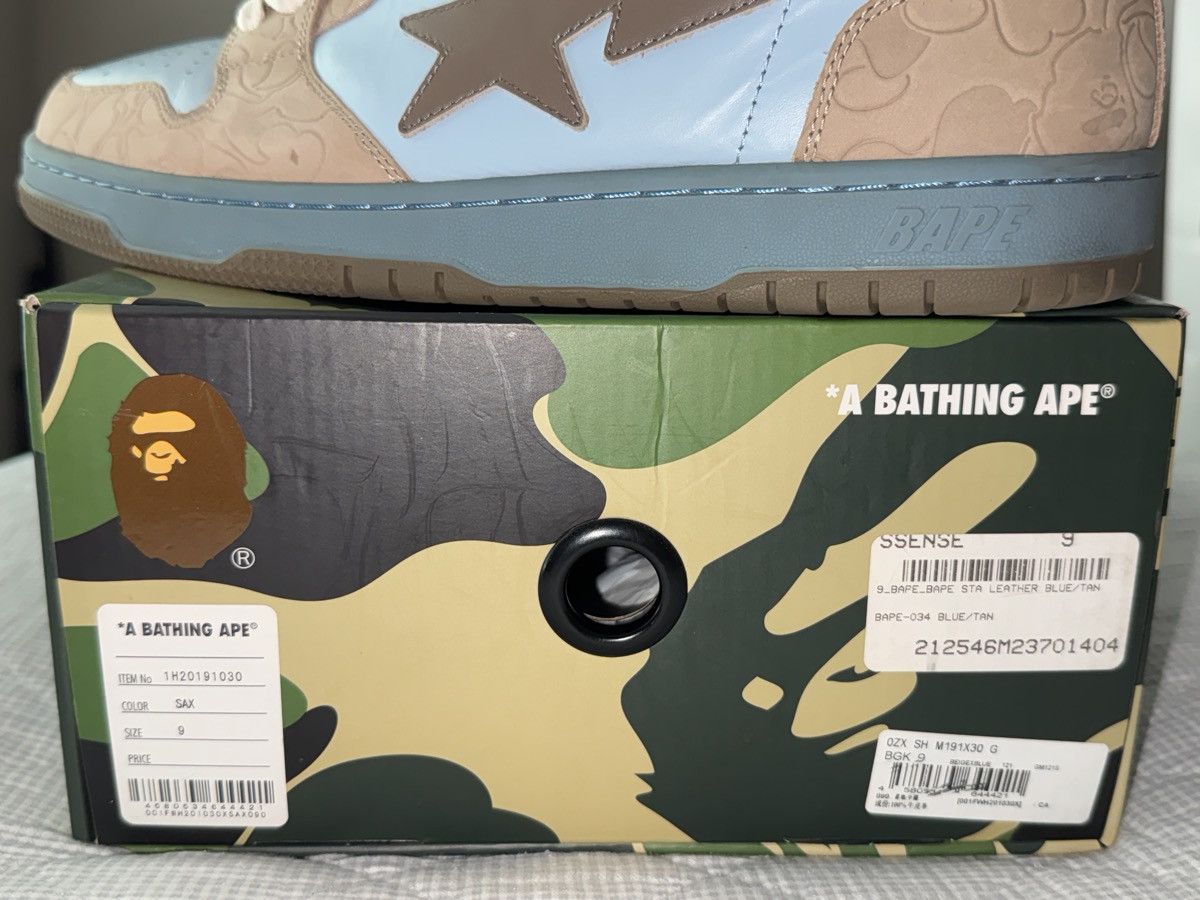 Bape A Bathing Ape Court Sta ‘ beige ’ Size US 9 / EU 42 - 9 Thumbnail
